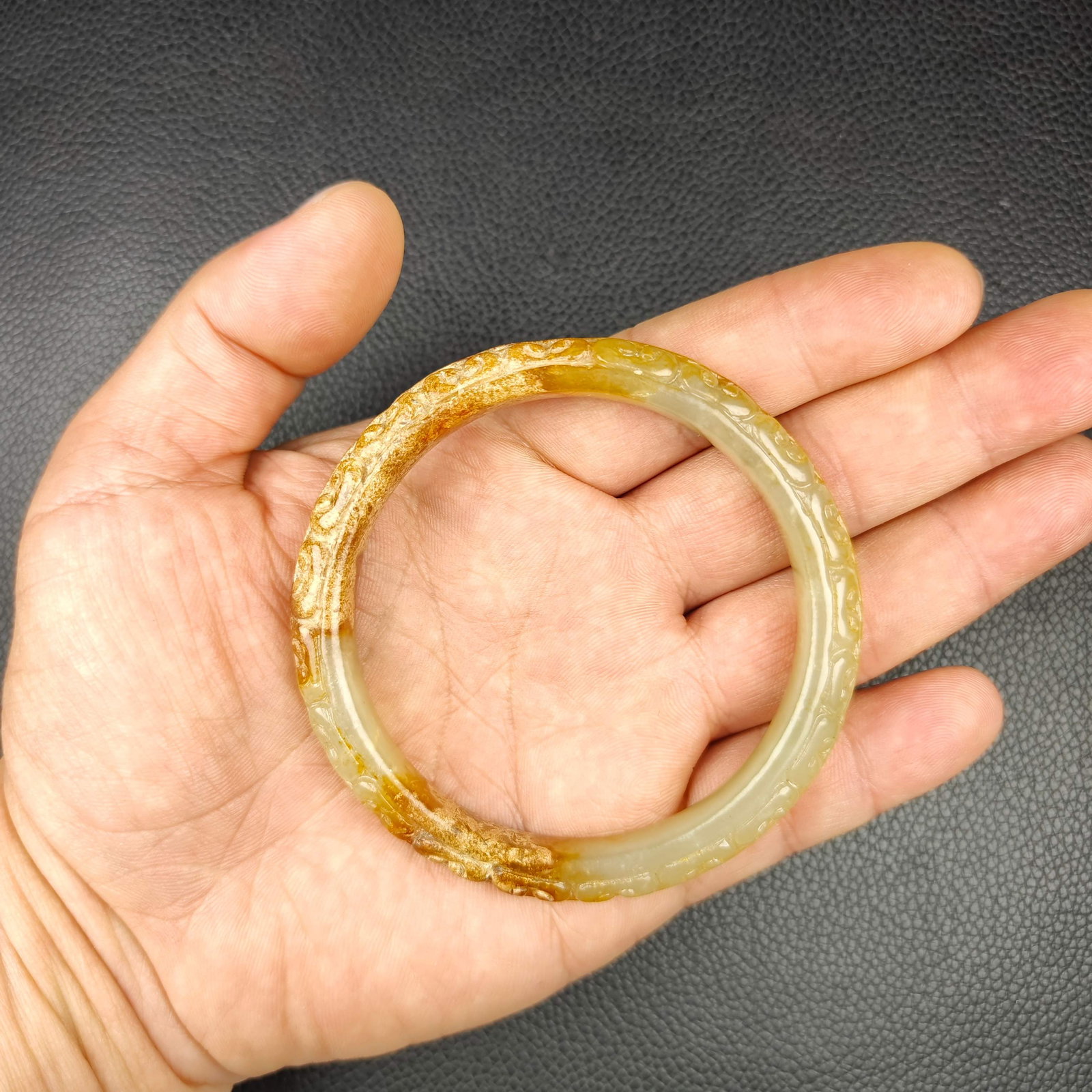 An Exquisite White Jade Bracelets - 5