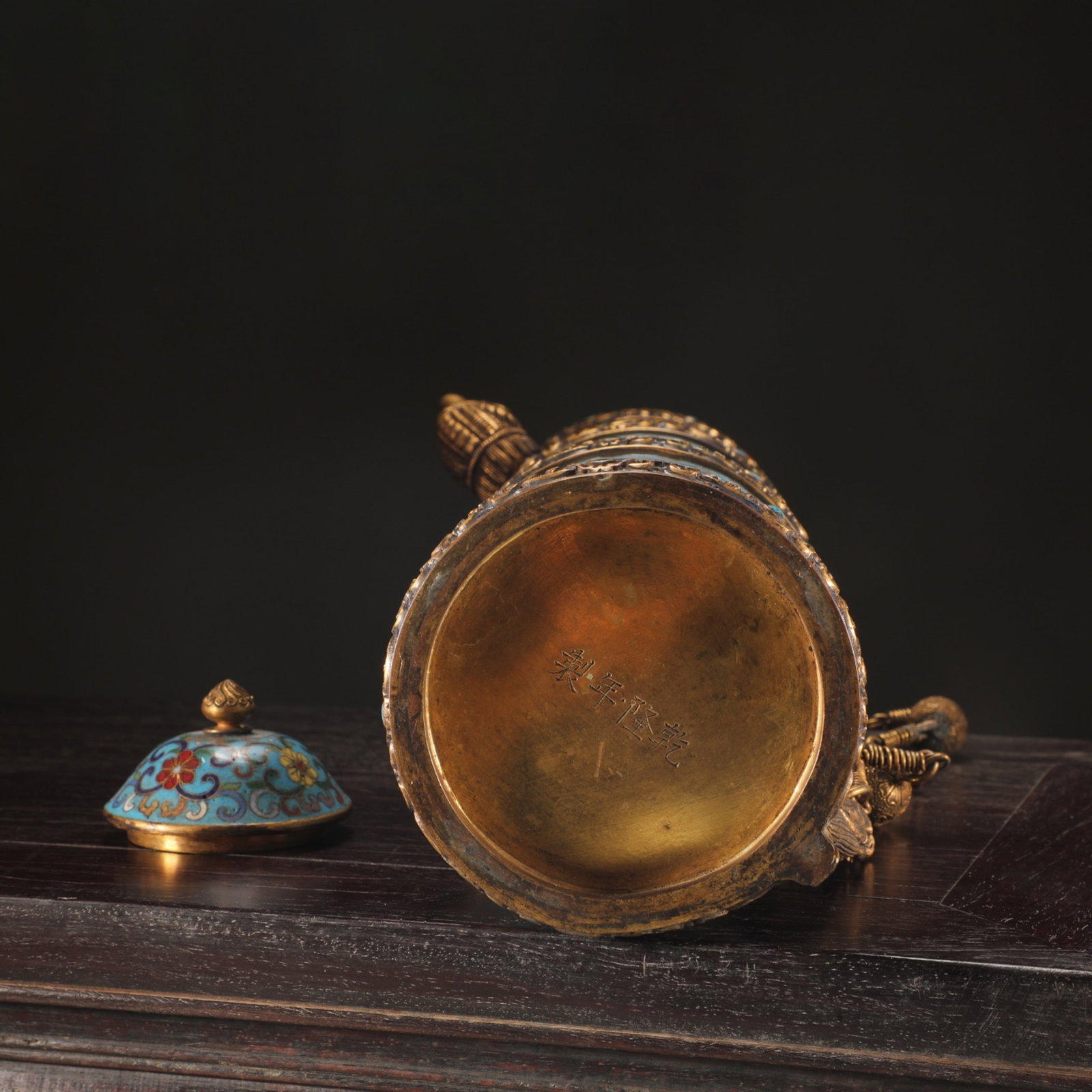 An Exquisite Cloisonne Lotus Pattern Pot - 7