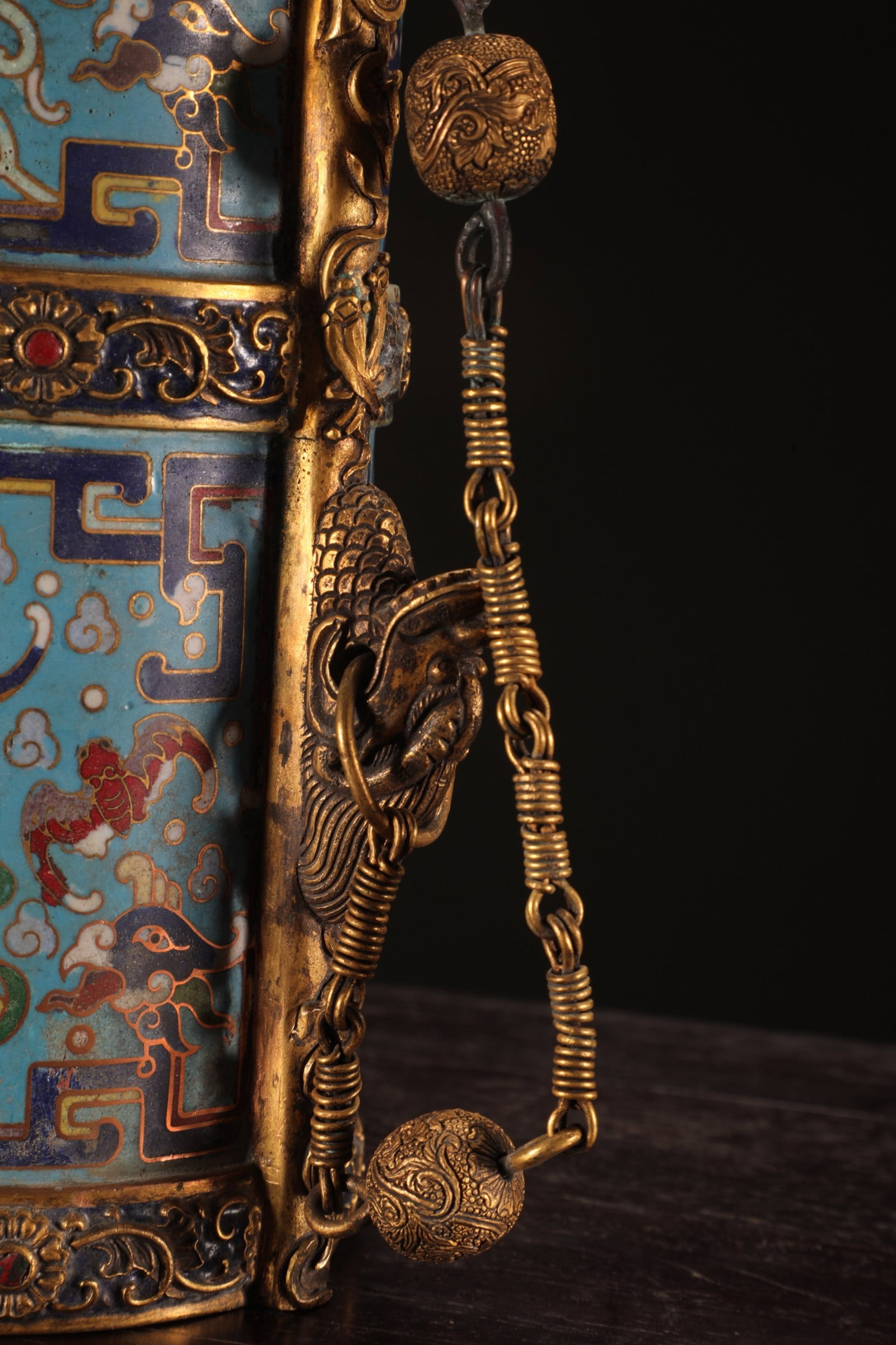An Exquisite Cloisonne Lotus Pattern Pot - 8