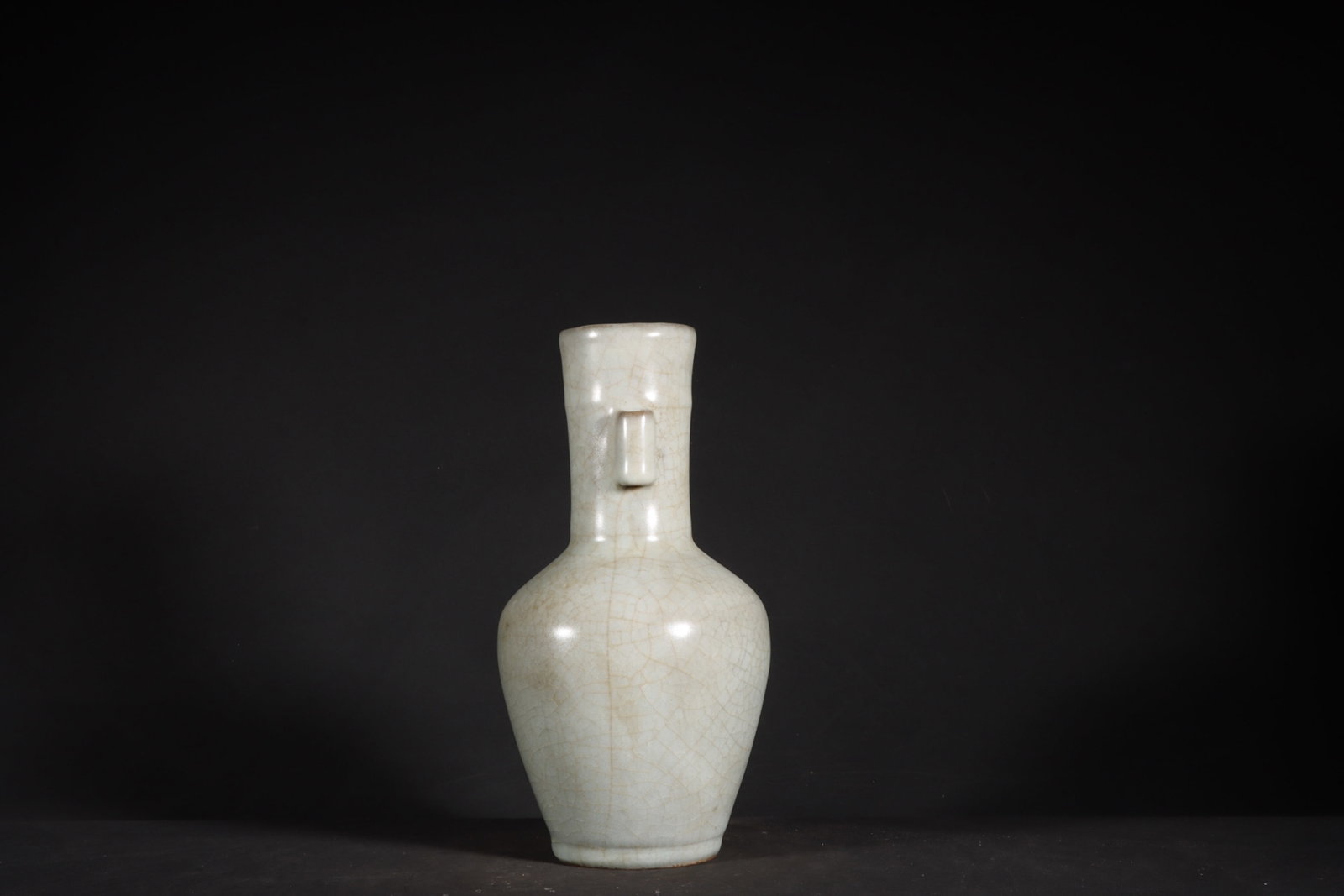 An Exquisite Guan yao Celadon Glazed Double-Ears Pot - 5