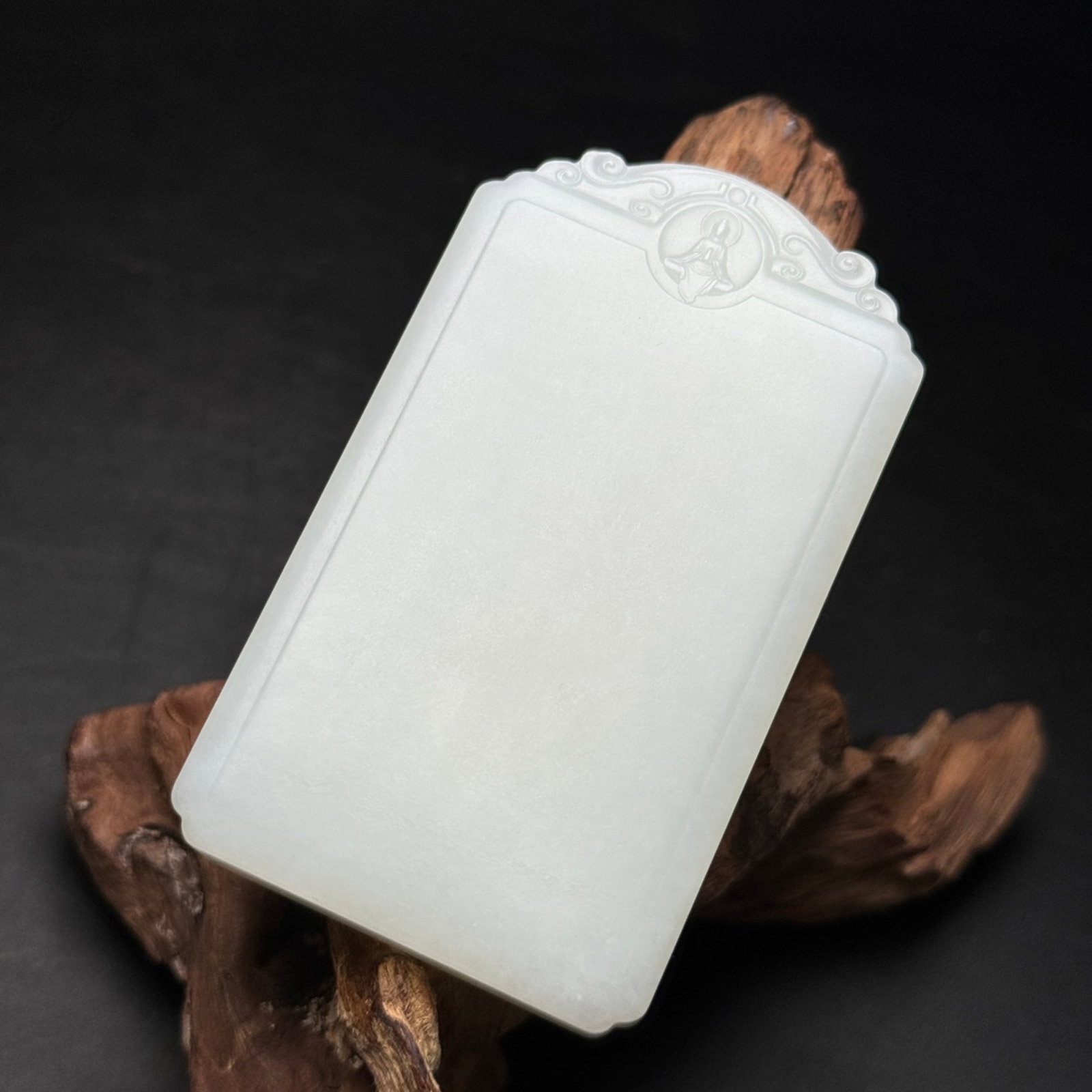 An Exquisite White Jade Pendant - 2