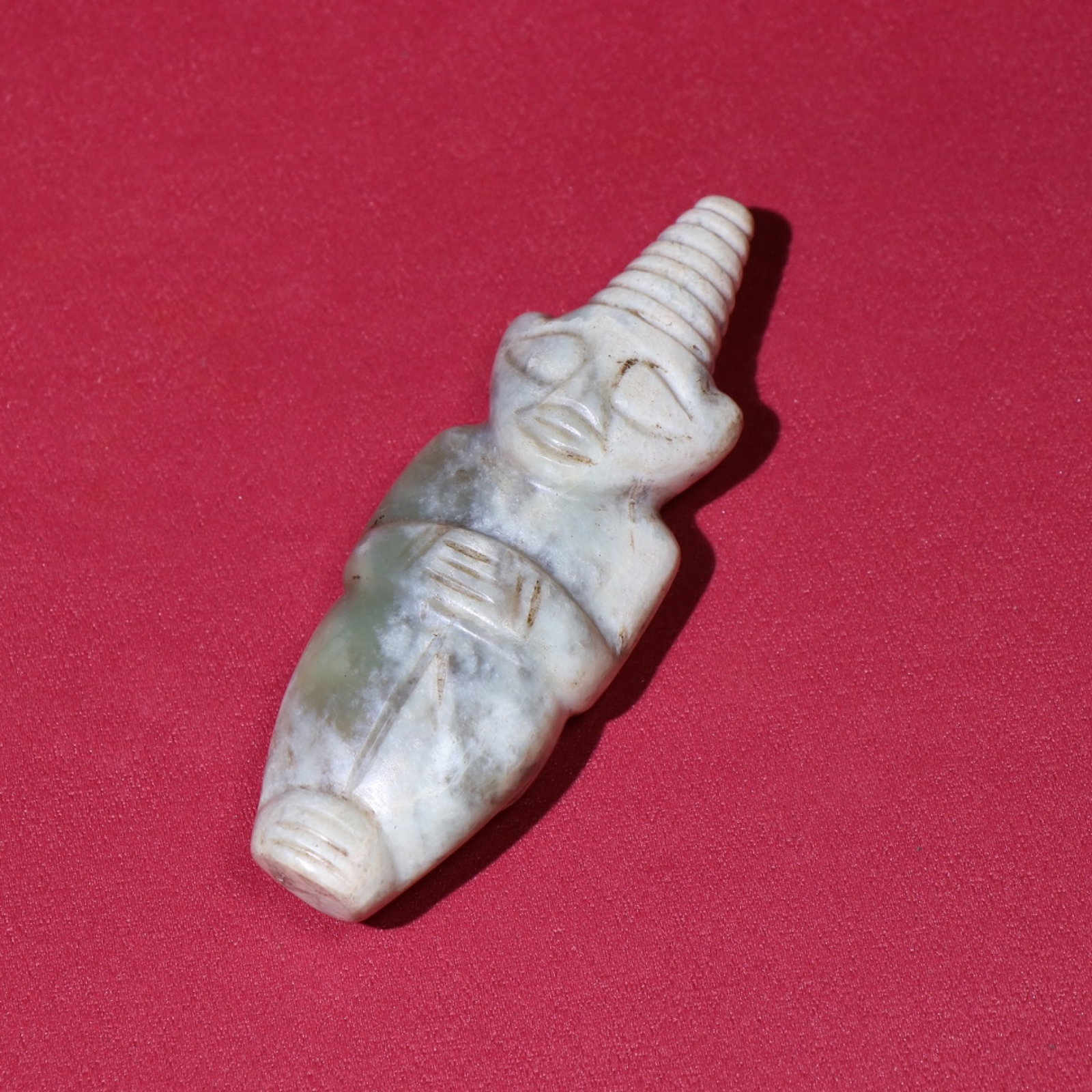 White Jade Figure Pendant - 3