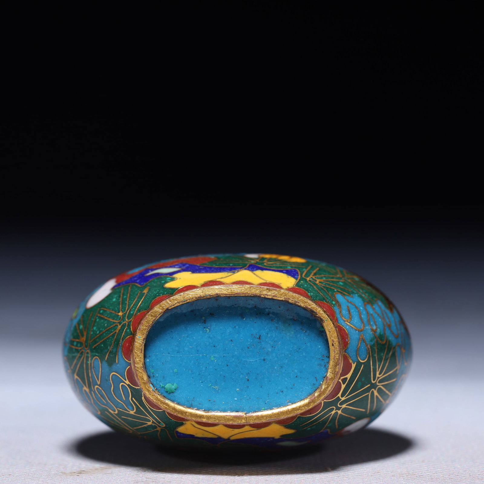An Exquisite Cloisonne Duck Pattern Snuff Bottle - 8
