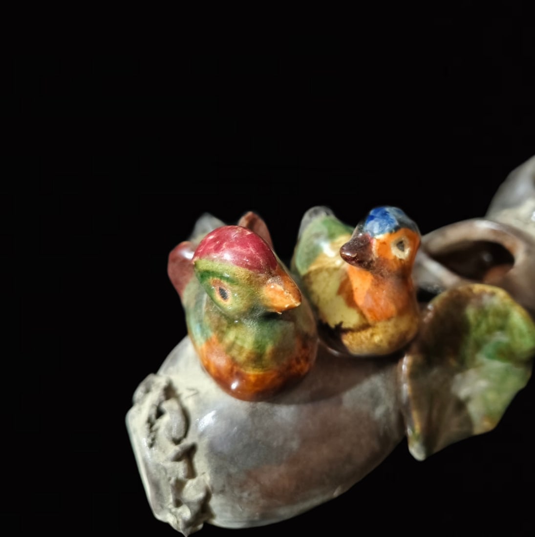 An Exquisite Shiwan yao Lotus Root Ornament (1 of 6)
