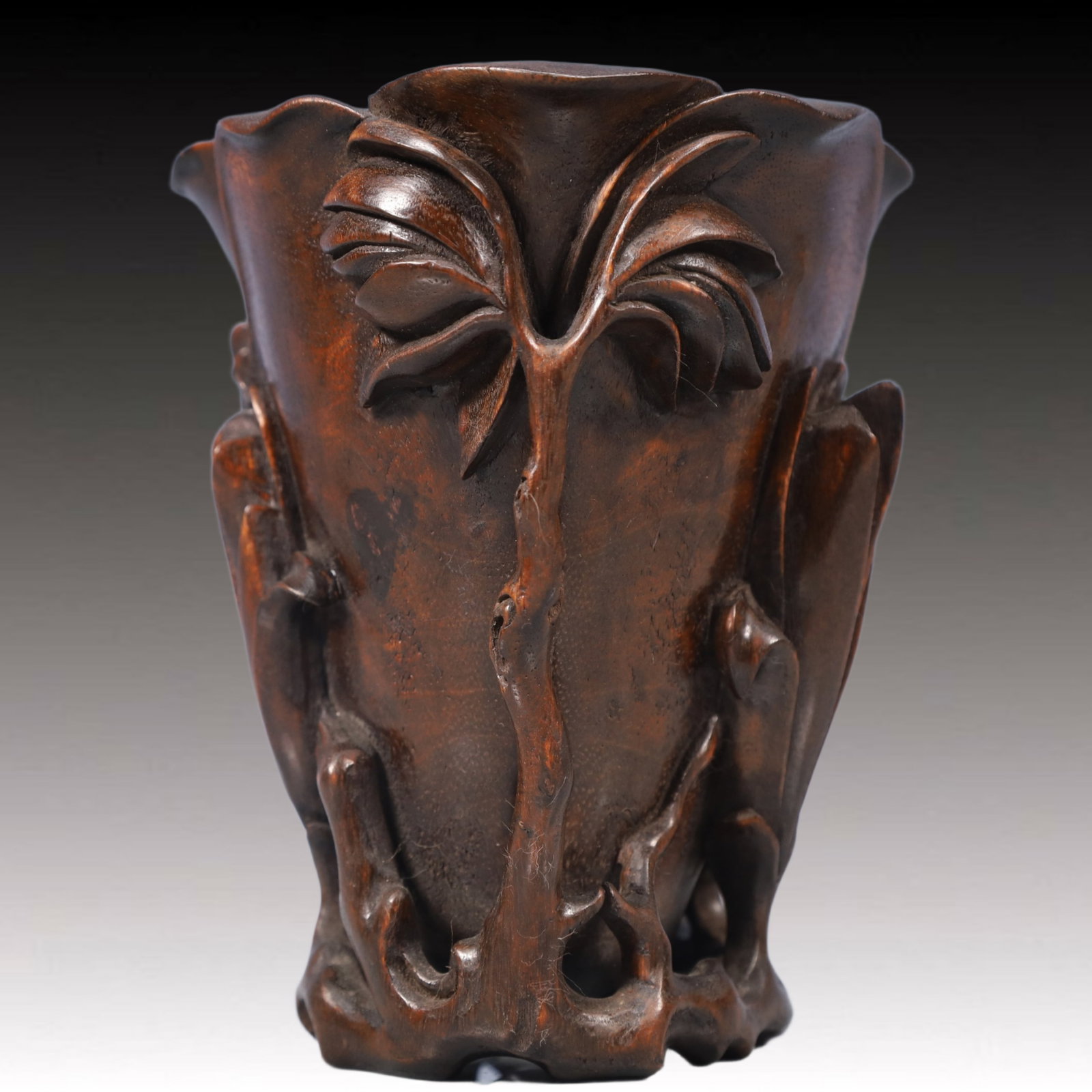An Exquisite Eaglewood Flower Pattern Cup - 6