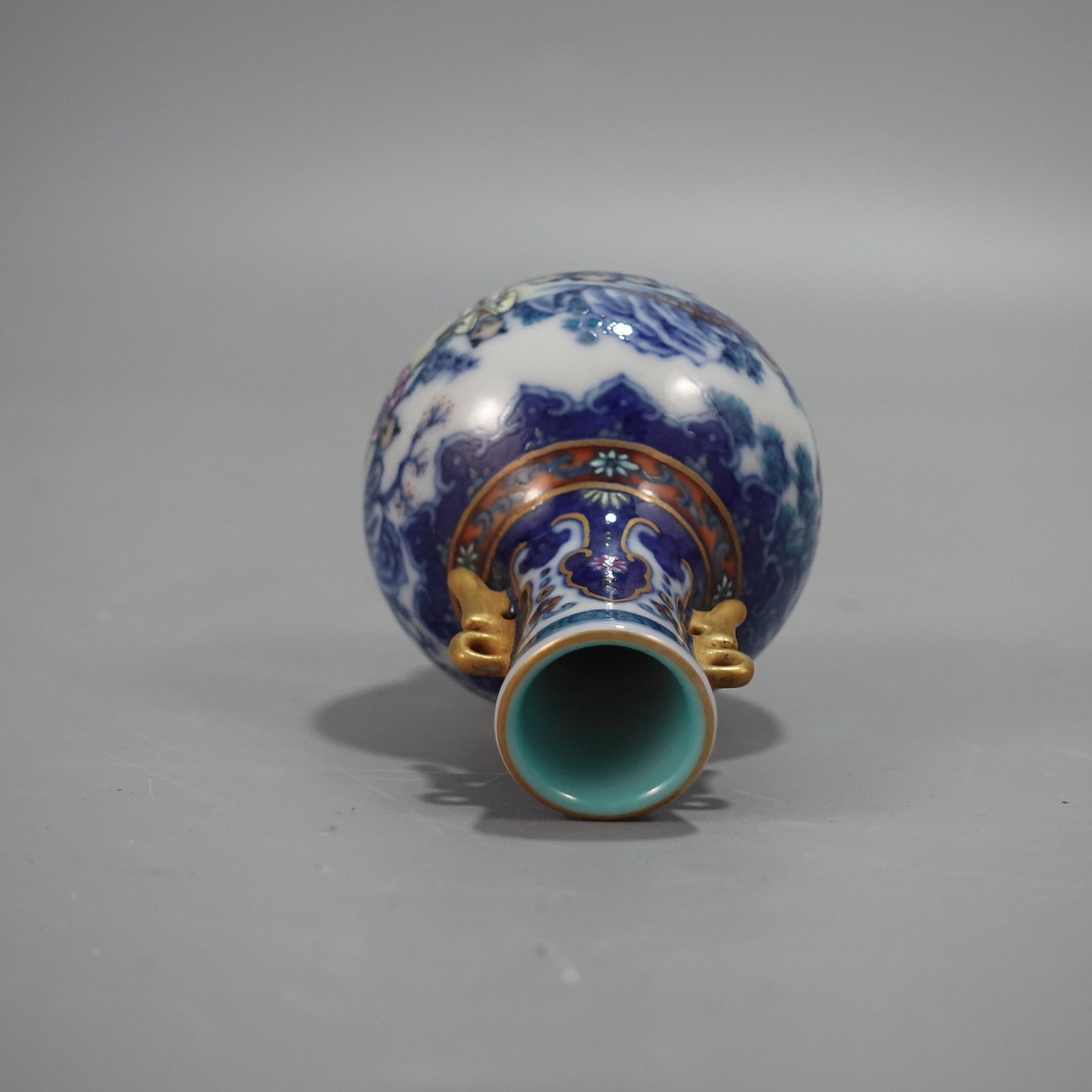 An Exquisite Doucai Figure Pattern Double-Ears Vase - 6