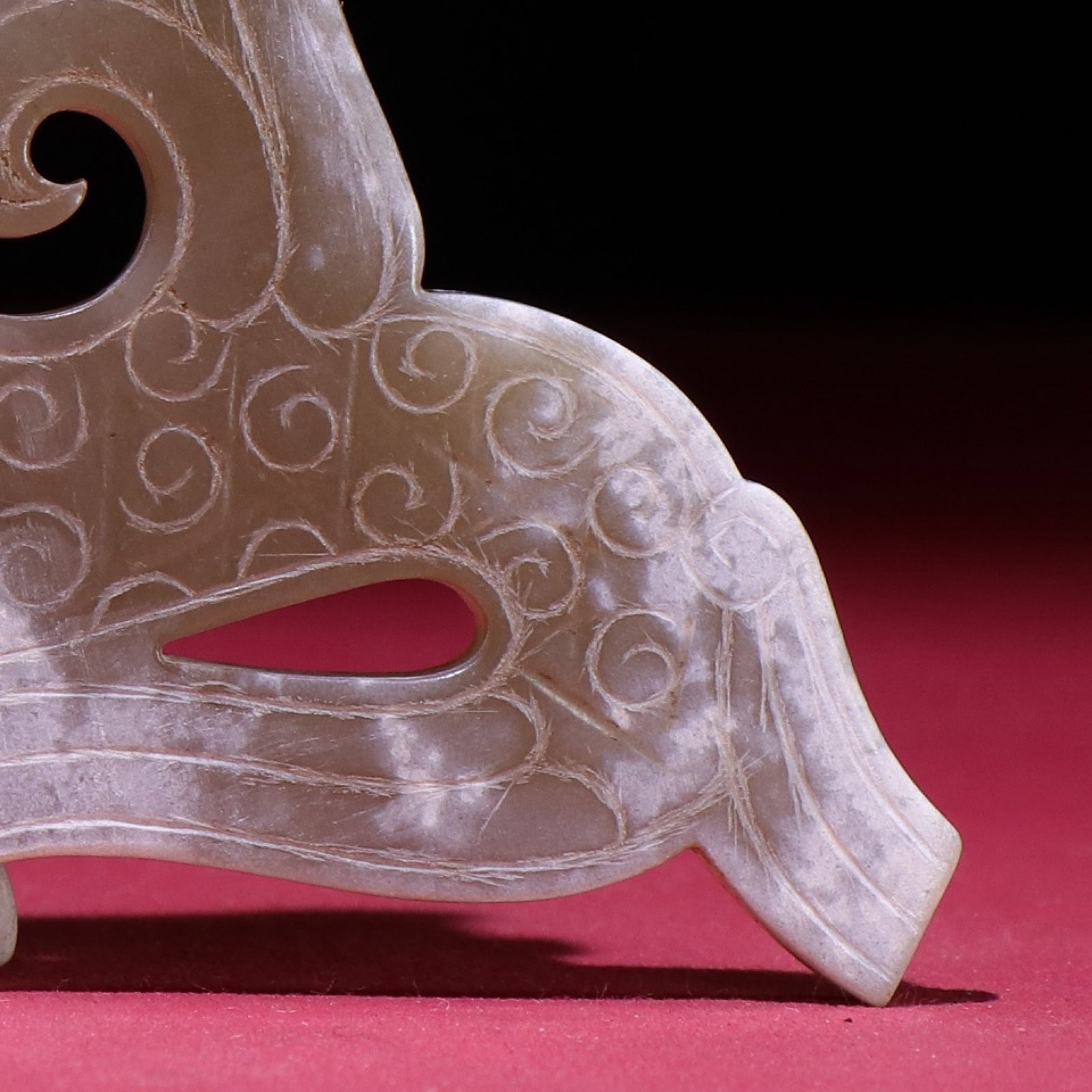White Jade Dragon Pendant - 3
