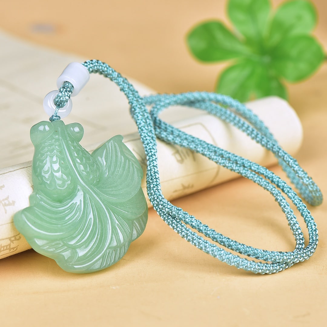 An Exquisite Greenish Jade Fish Pattern Pendant - 3