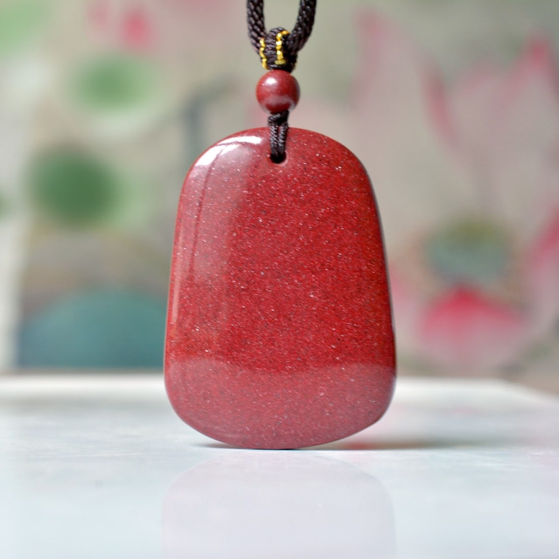 An Exquisite Cinnabar Animal Pattern Pendant - 4