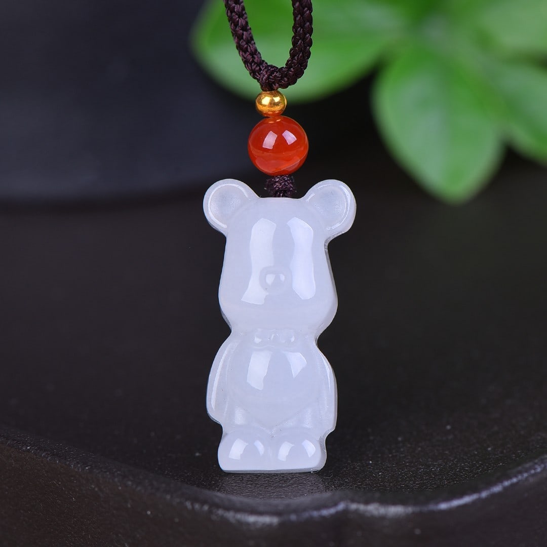 An Exquisite White Jade Pendant - 2