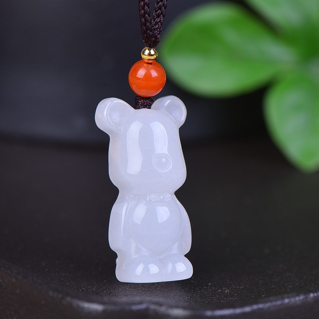 An Exquisite White Jade Pendant - 3