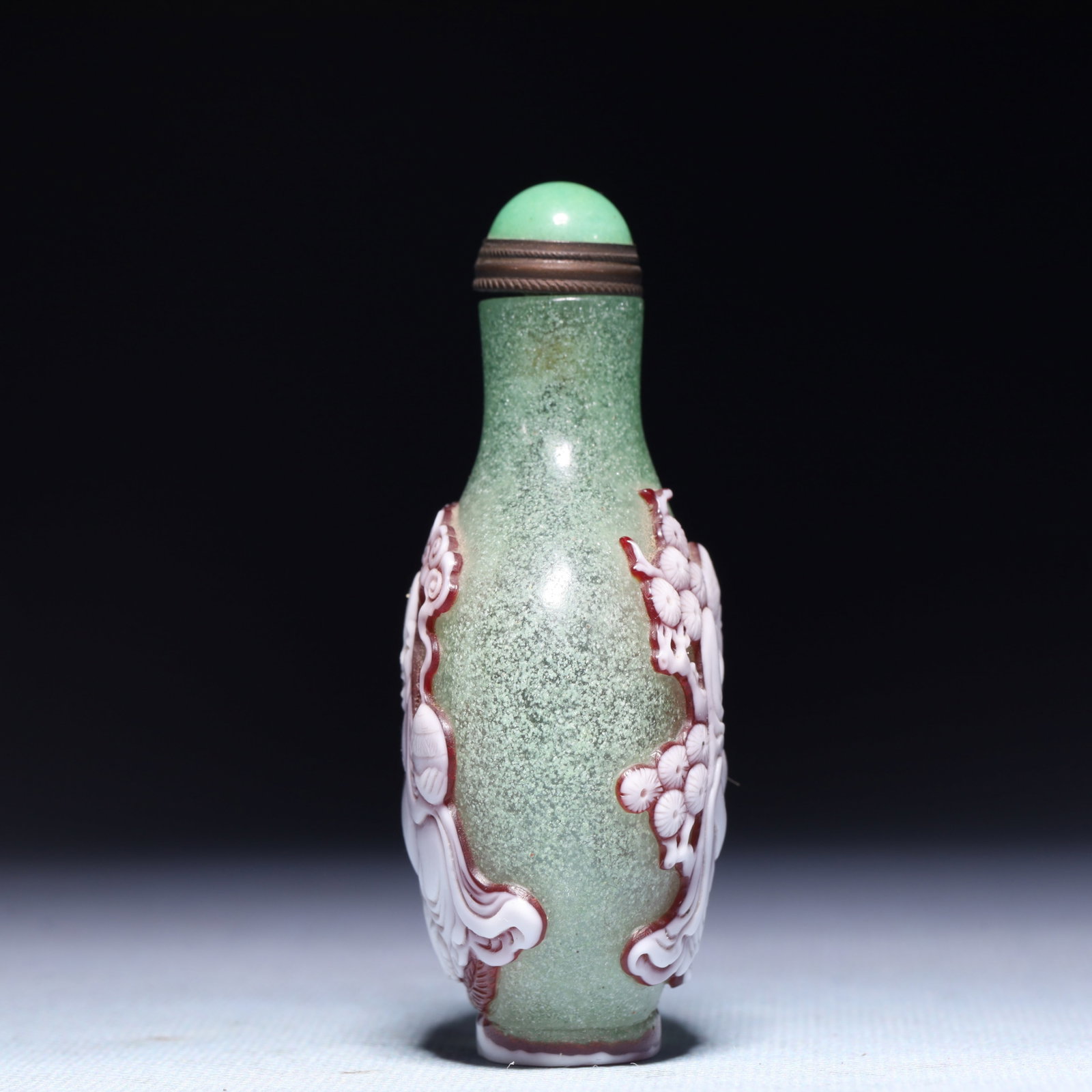 An Exquisite Glass Figure Pattern Snuff Bottle - 5