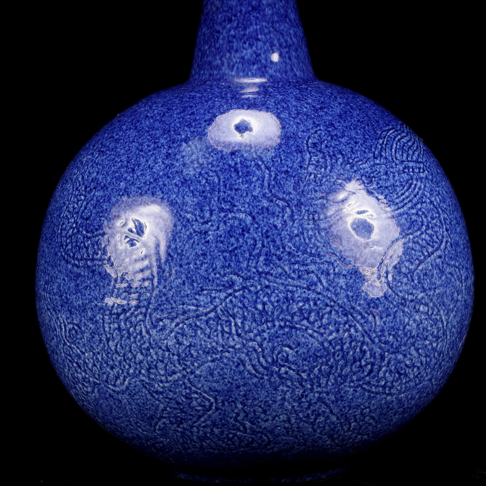 A Huge Blue Glazed Vase - 10