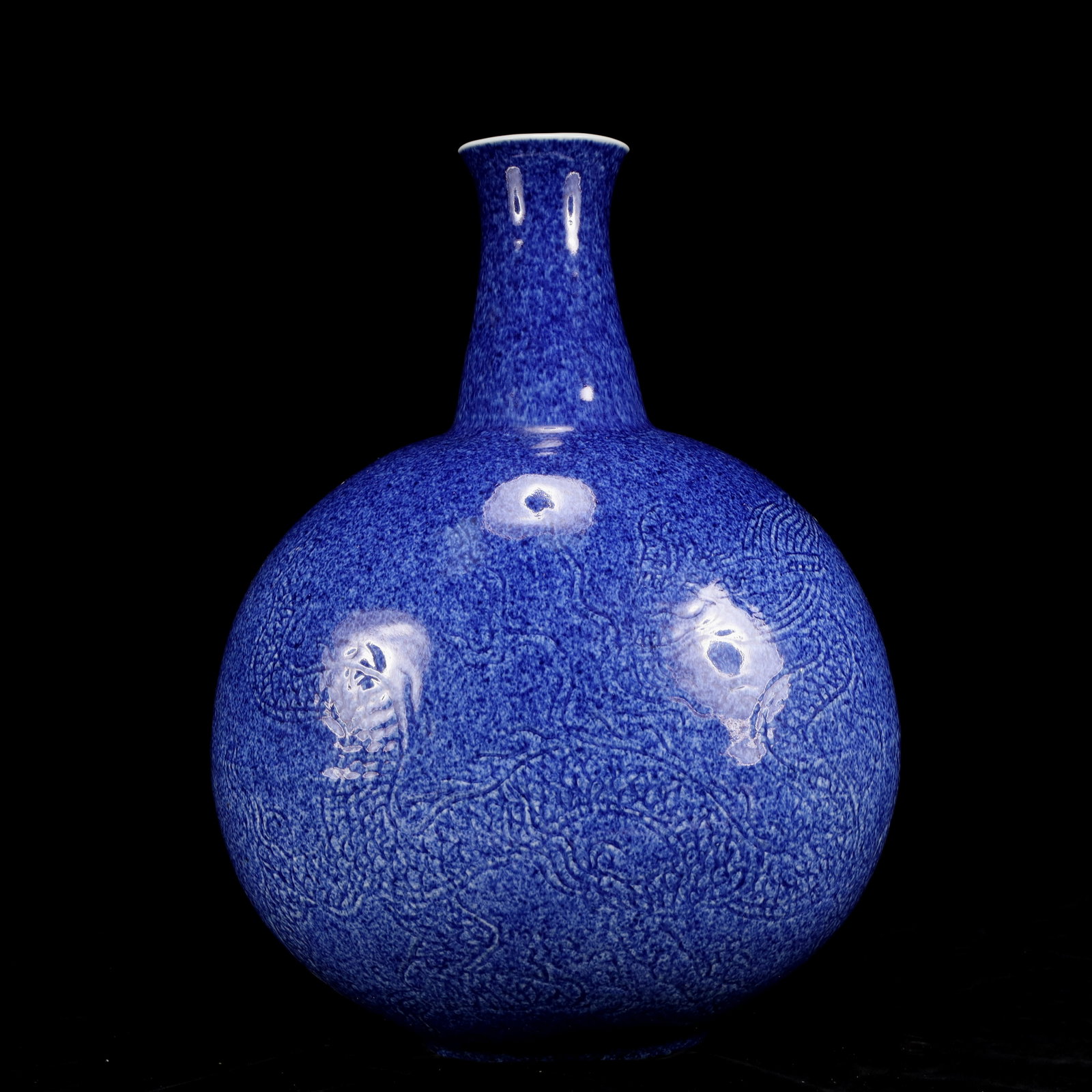 A Huge Blue Glazed Vase - 9
