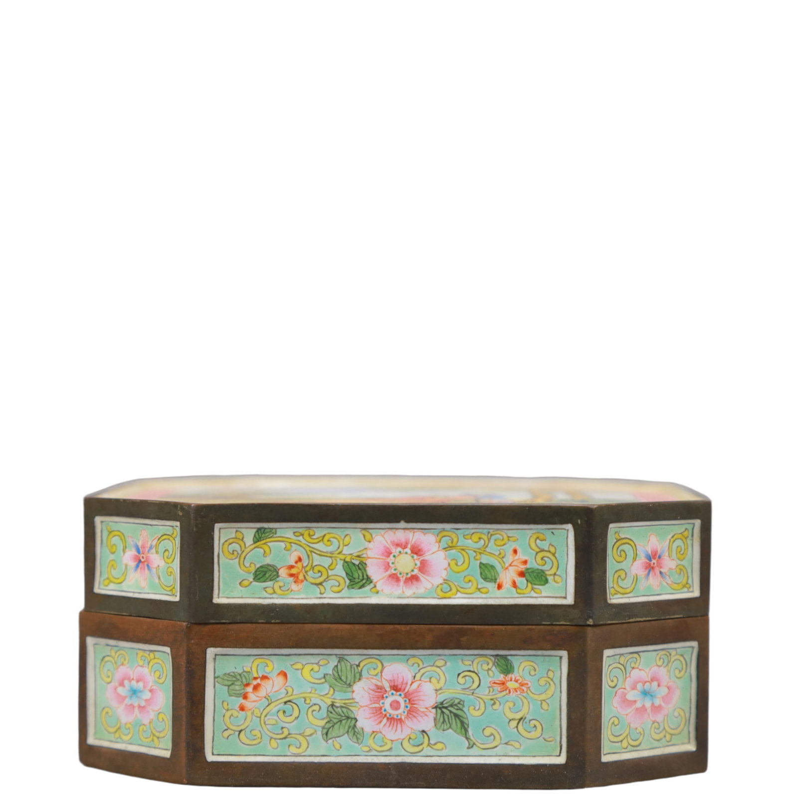 An Exquisite Painted Enamel Figure Pattern Cover Box - 2