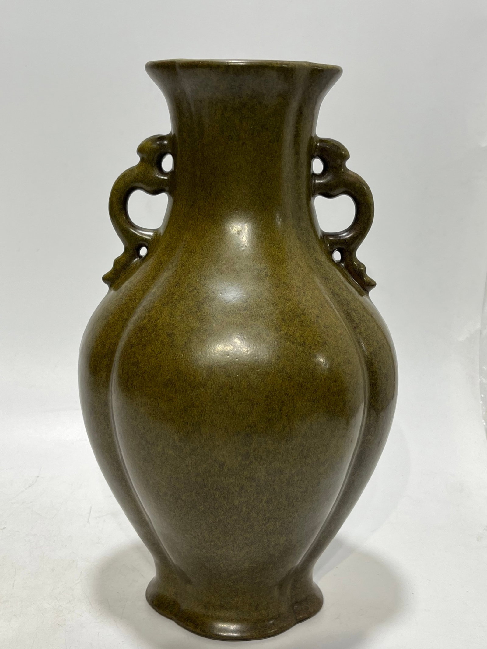 A Rare Teadust Glazed Double-Ears Vase - 10