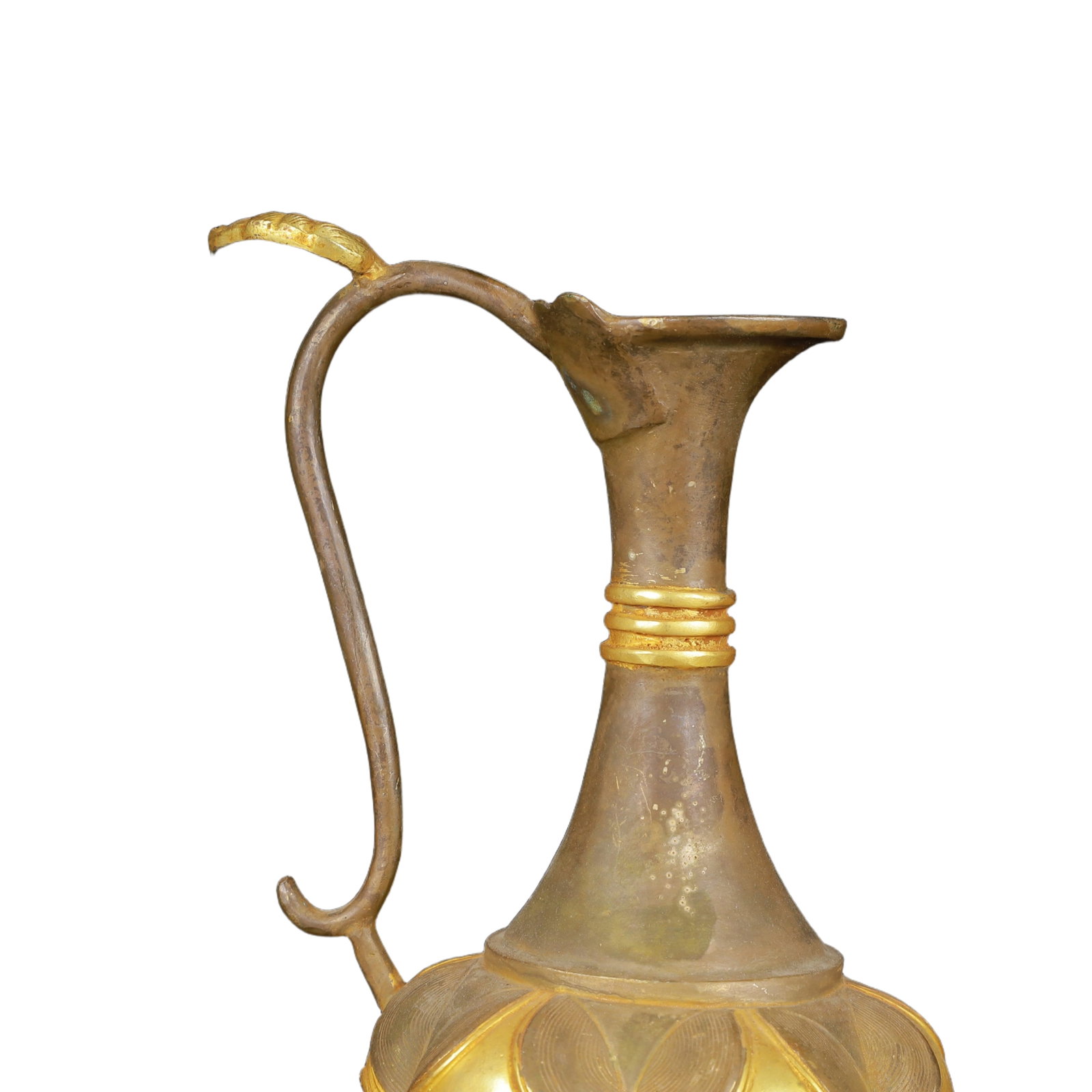 An Exquisite Gilt Silver Figure-Face Pattern Ewer - 2