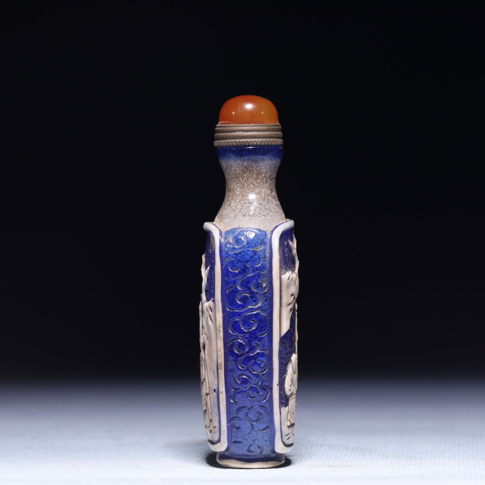 An Exquisite Glass Figure Pattern Snuff Bottle - 6