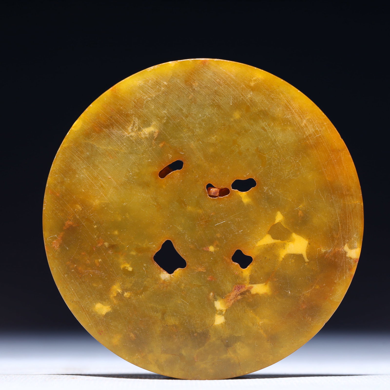 An Exquisite Archaic Jade Dragon Pattern Pendant - 3