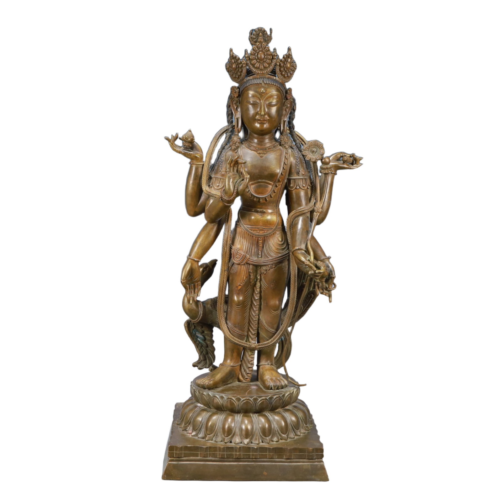 A Solemn Bronze Statue of Avalokitesvara (1 of 11)