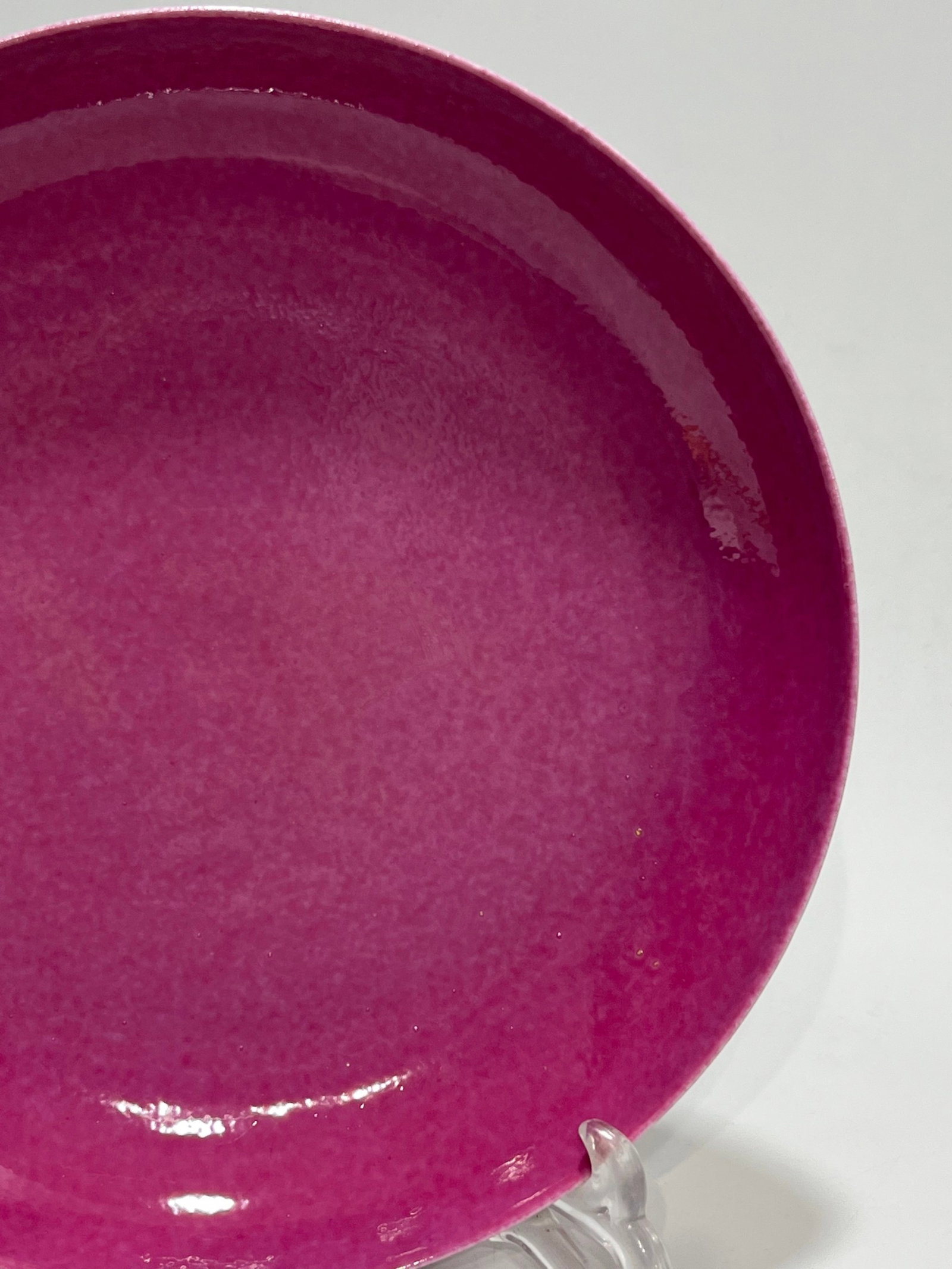 An Exquisite Ruby Red-Glazed Plate - 2