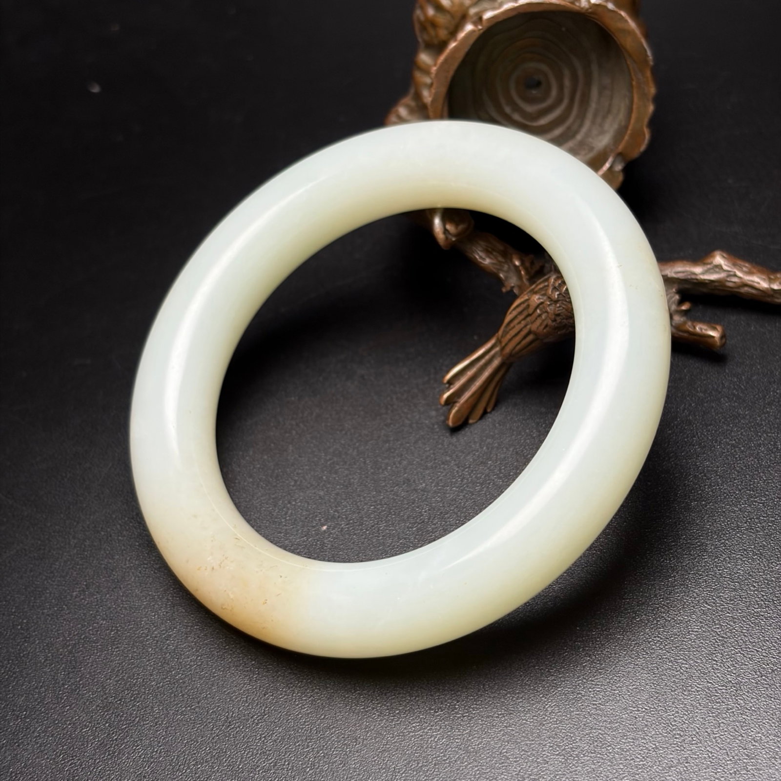 An Exquisite White Jade Bracelets - 4