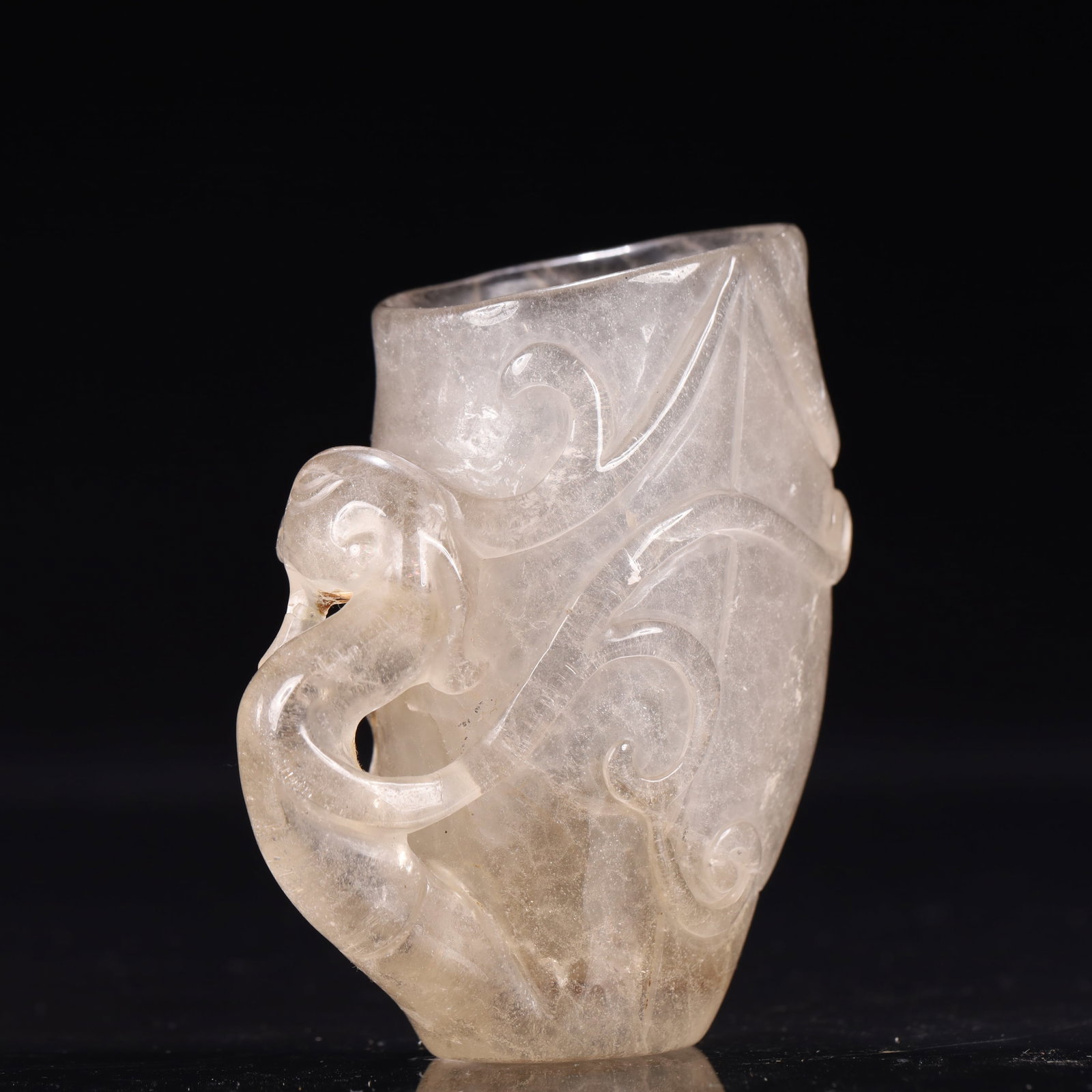 An Exquisite Crystal Phoenix Pattern Cup - 4