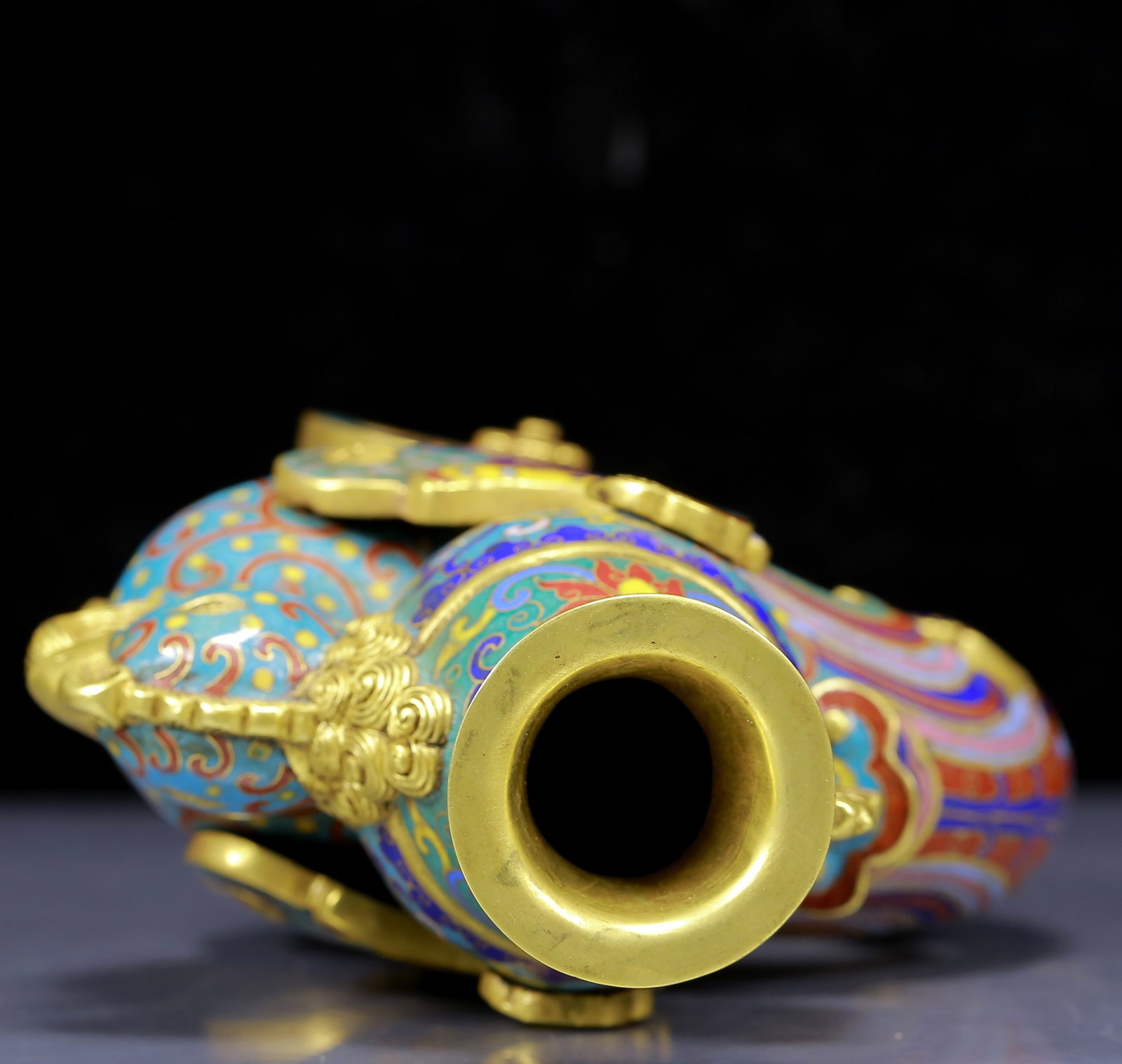 An Exquisite Cloisonne Phoenix Pattern Vase - 10