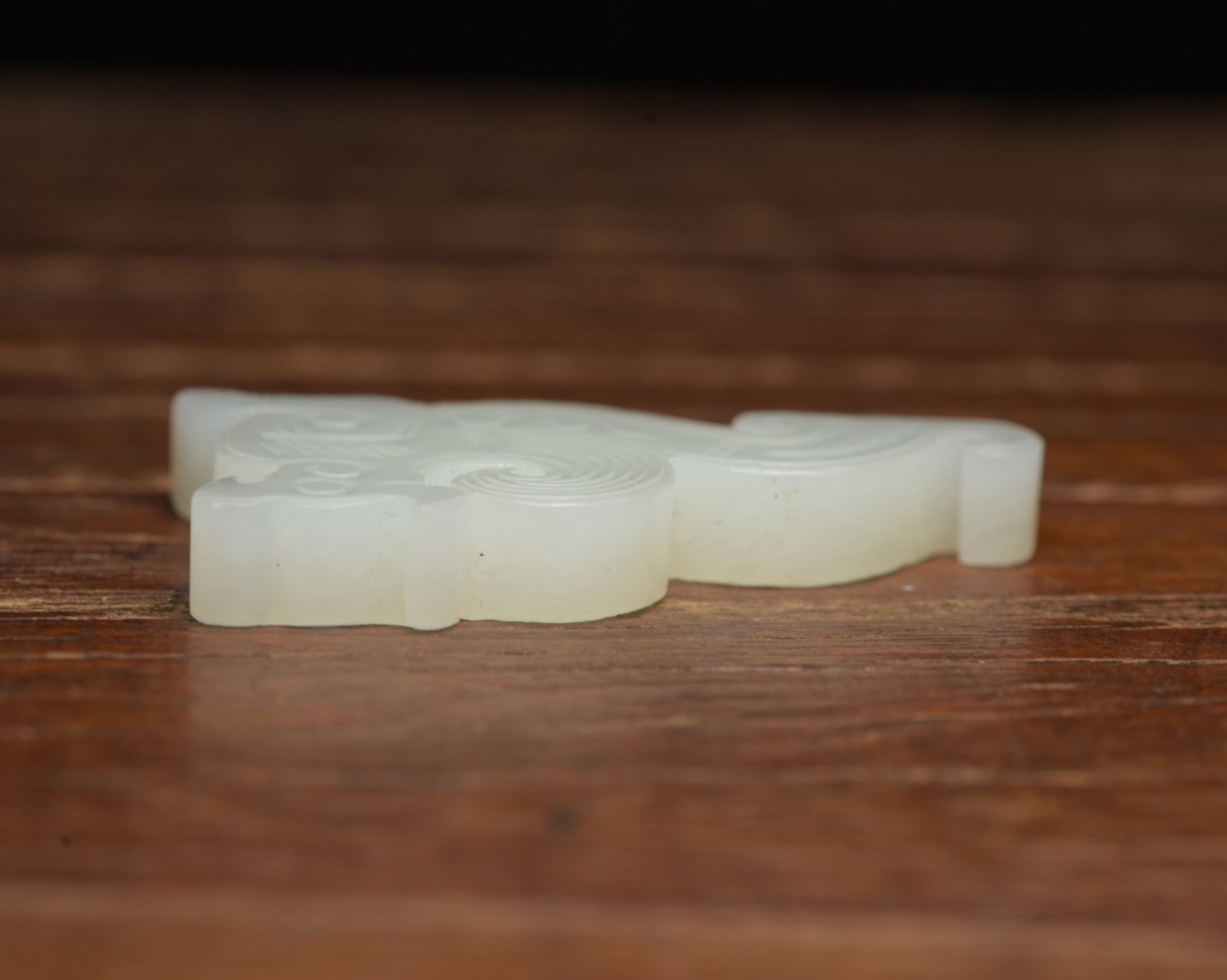 An Exquisite White Jade Phoenix Pattern Pendant - 5