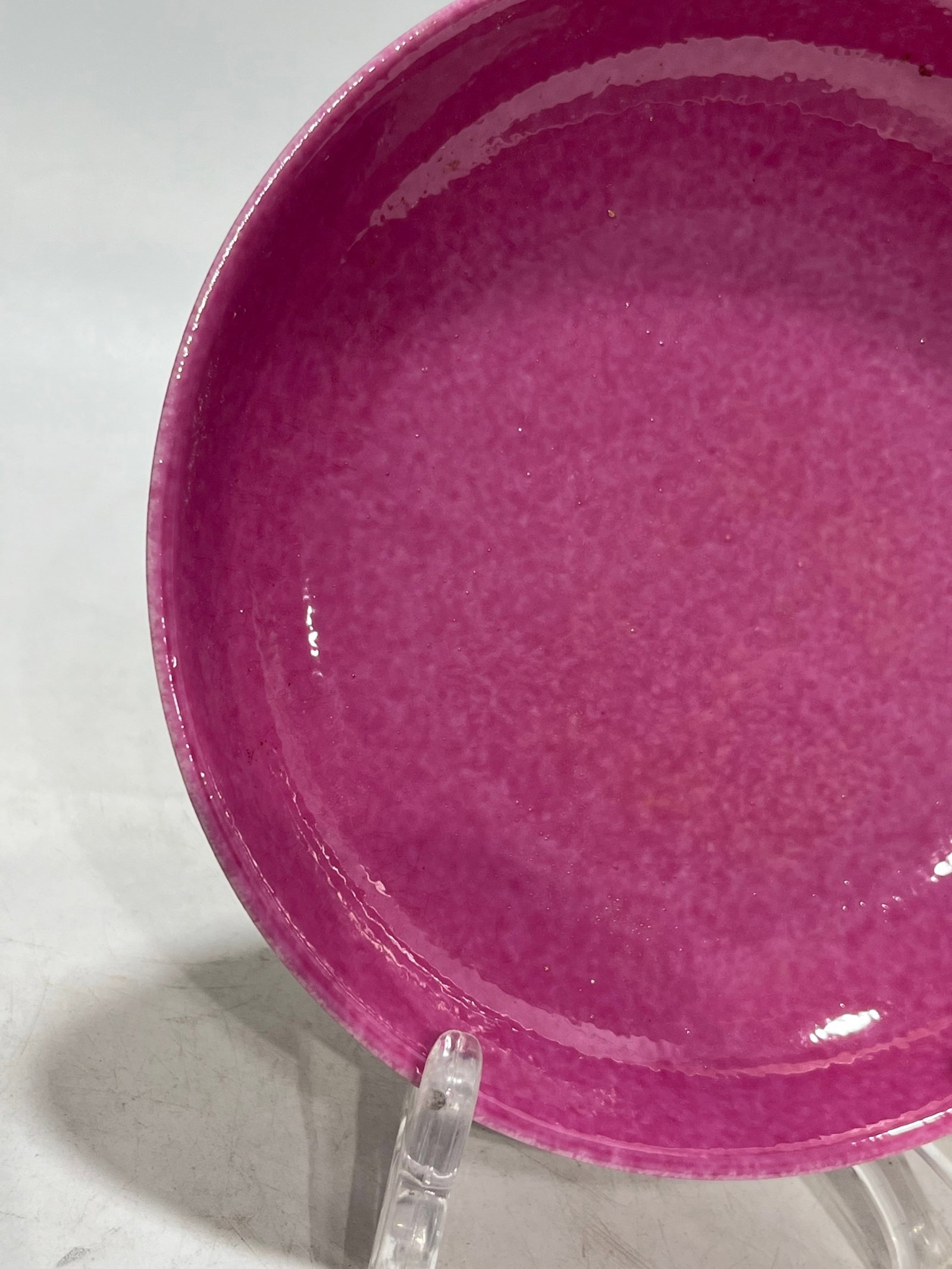 An Exquisite Ruby Red-Glazed Plate - 3