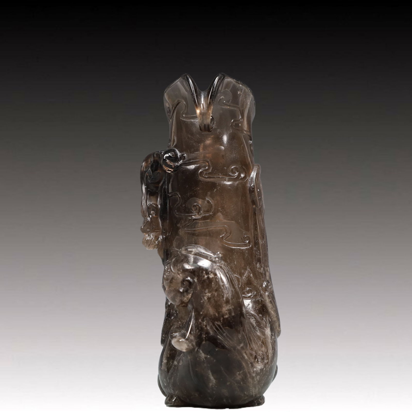An Exquisite Crystal Auspicious Beast Pattern Goblet - 3