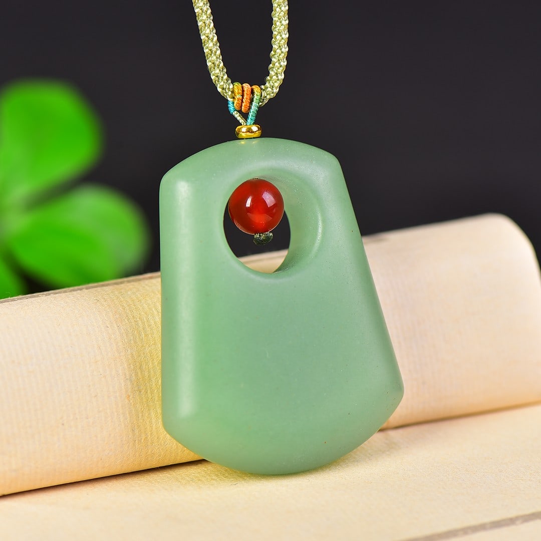 An Exquisite Jasper Pendant - 4