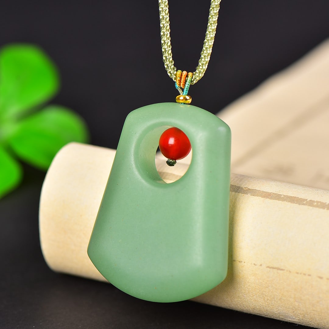 An Exquisite Jasper Pendant - 5