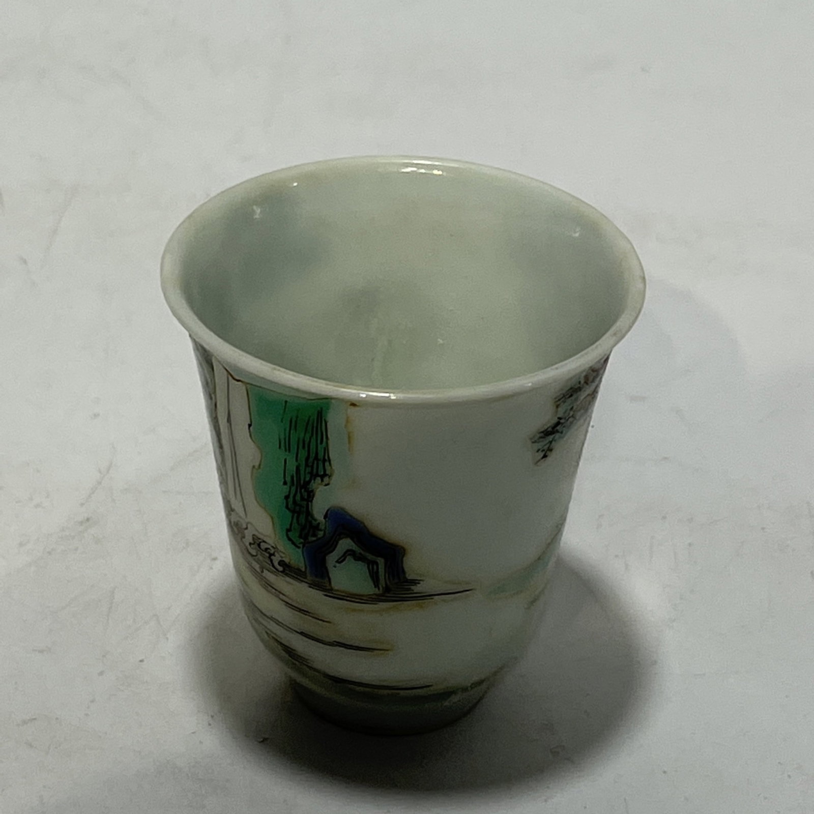 An Exquisite Wucai Figure Pattern Cup - 4