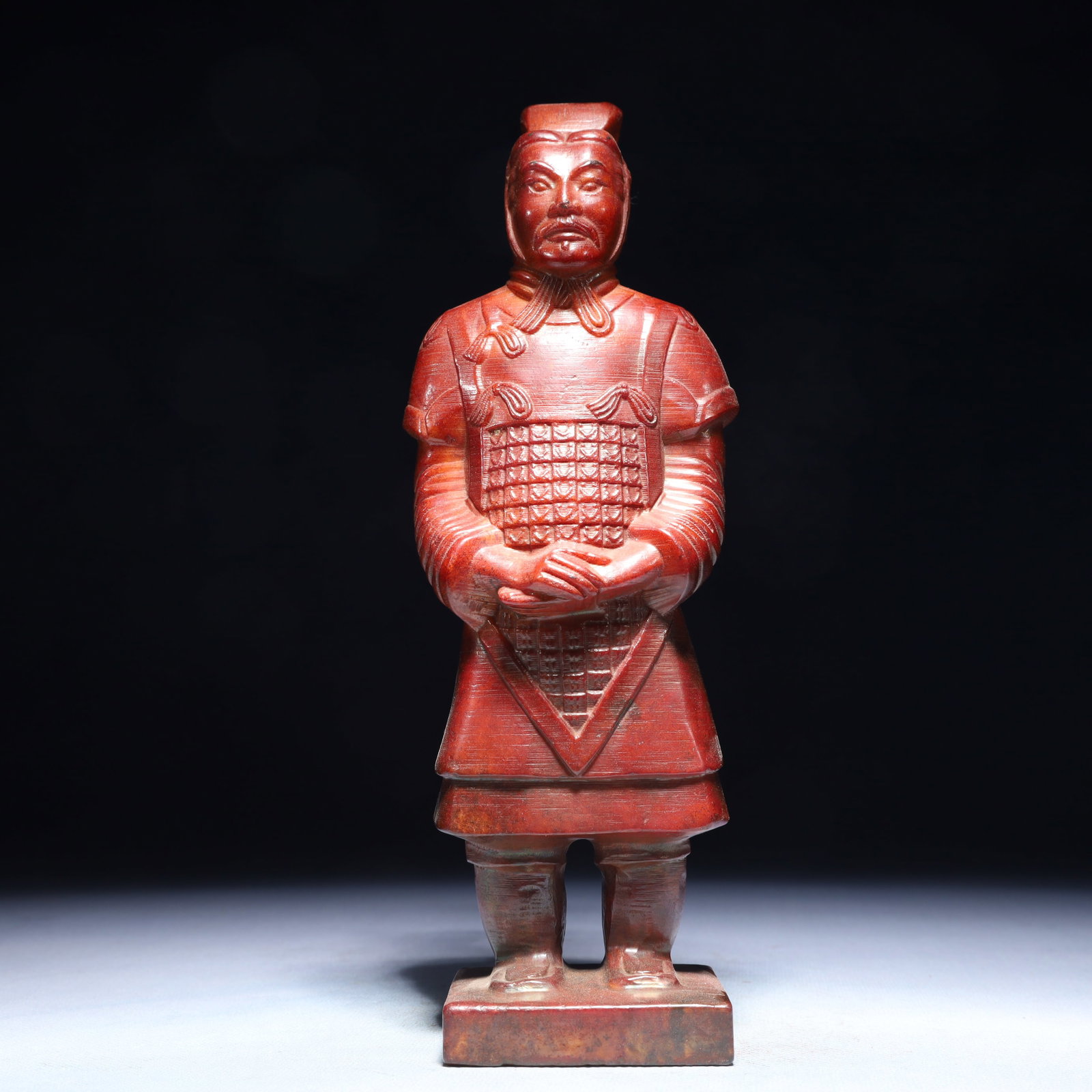 An Exquisite Archaic Jade Figure Ornament (1 of 9)