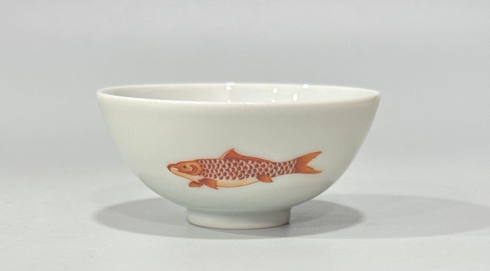 An Exquisite Iron-Red Fish Pattern Cup - 3