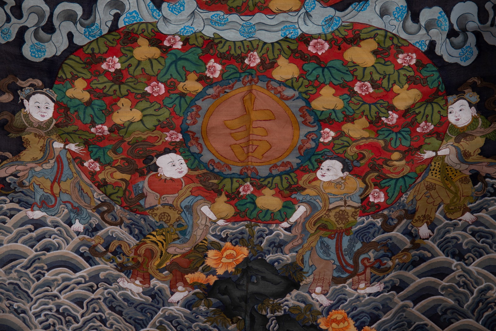 An Exquisite Kesi Embroidery Flower Pattern - 9