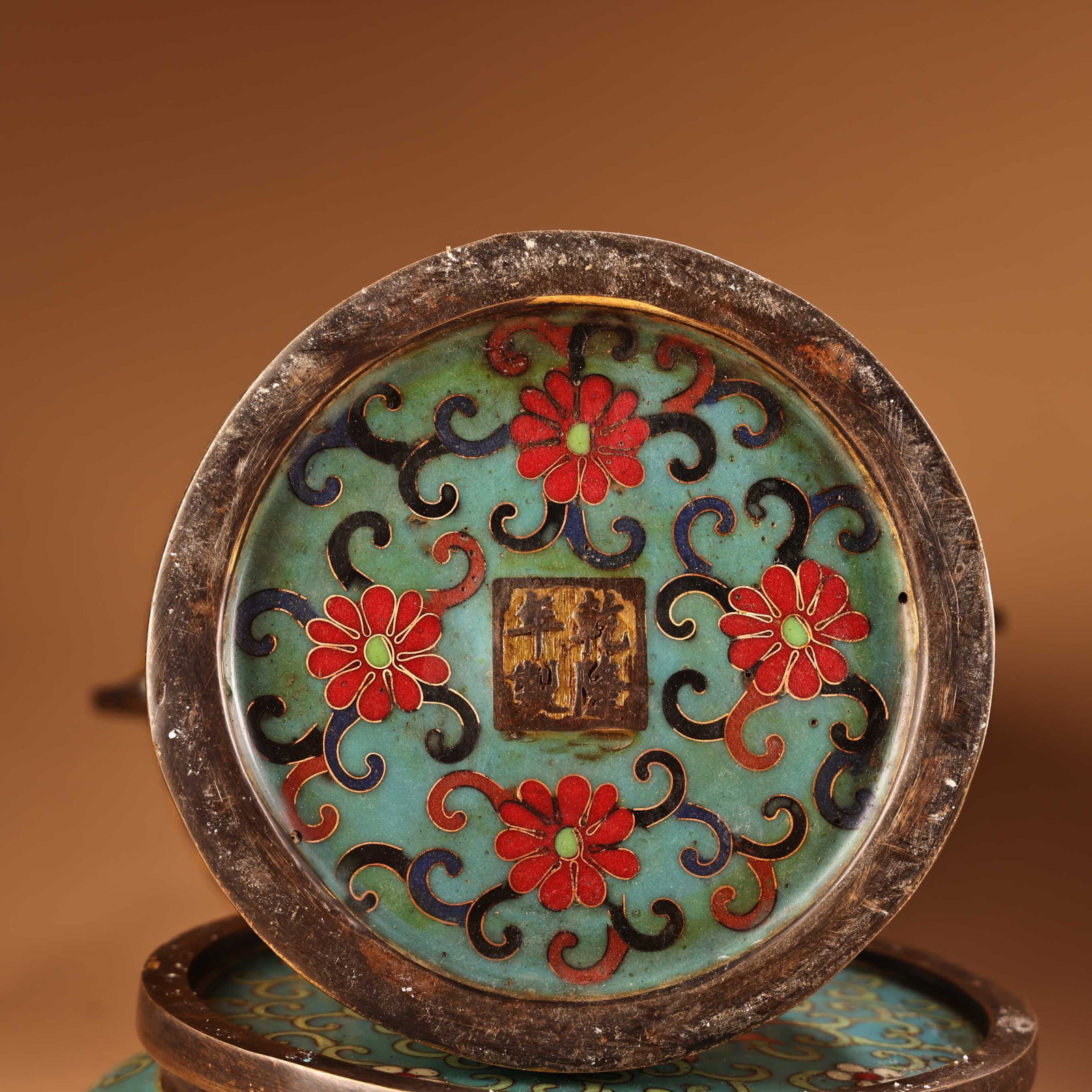 An Exquisite Cloisonne Fish Pattern Vase,With Base - 9
