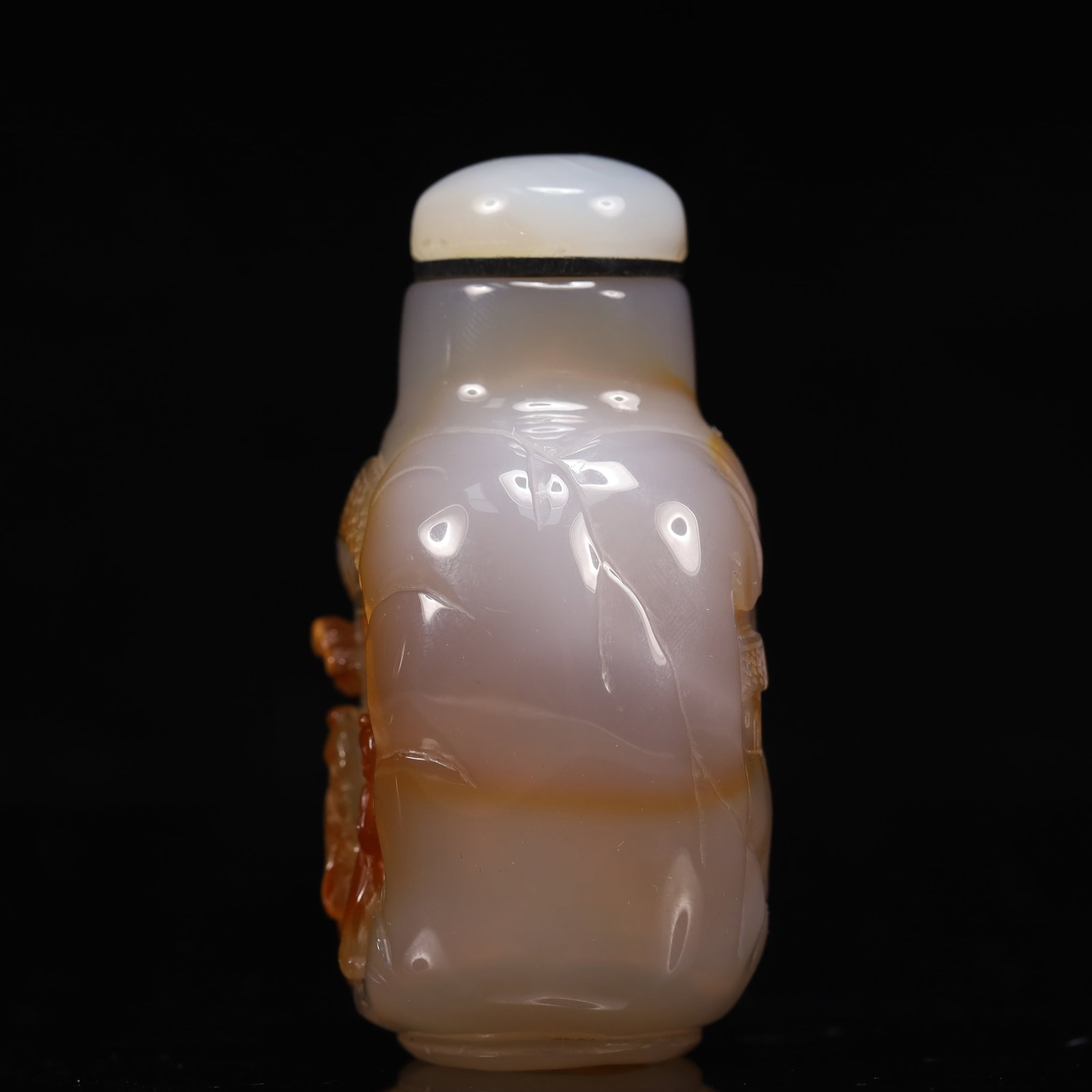 An Exquisite Agate Figure Pattern Snuff Bottle - 6