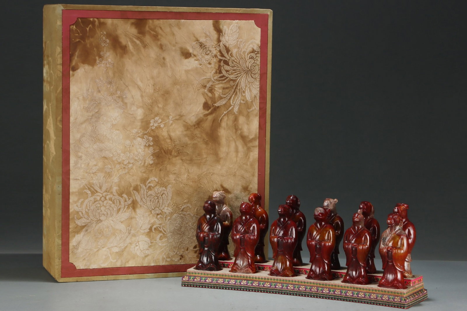 A Set of Fine Archaic Jade the Twelve Chinese Zodiac Signs Ornaments: A Set of Fine Archaic Jade the Twelve Chinese Zodiac Signs Ornaments,Size:2.4inx1.7inx5.9in,Ancient Time,China 一套高古玉十二生肖摆件,