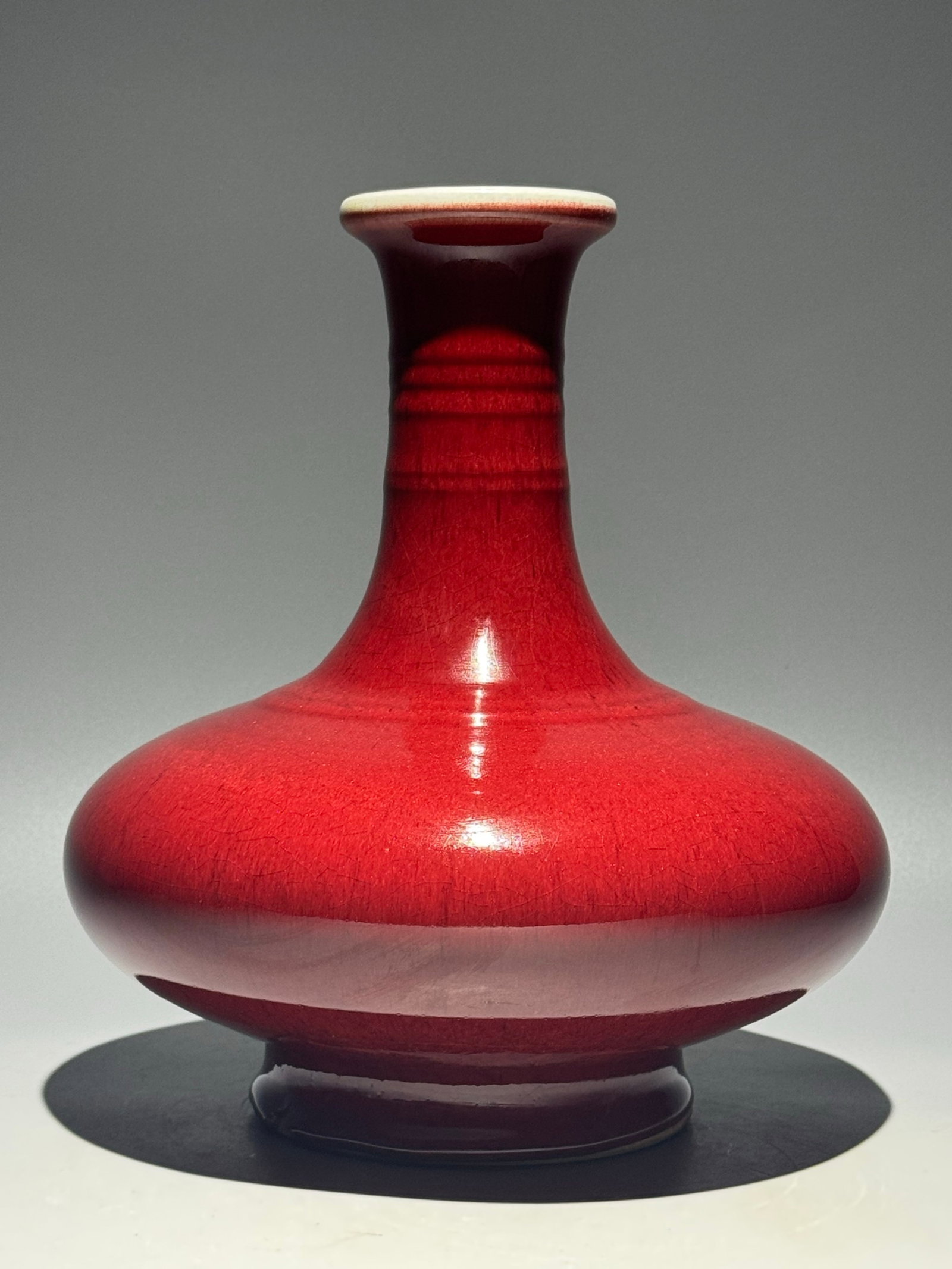An Exquisite Red Glazed Vase (1 of 9)