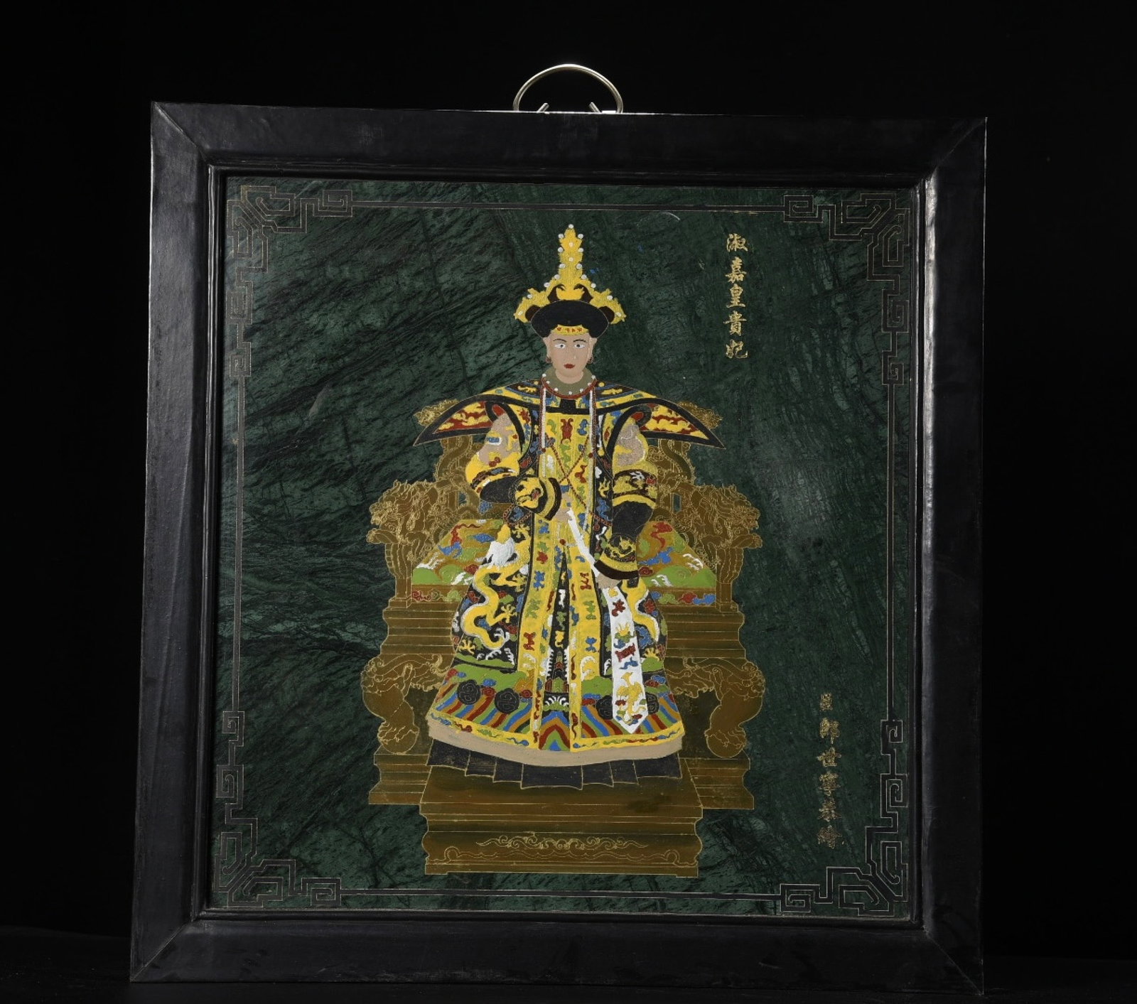 An Exquisite Wooden Figure Pattern Hanging Panel (1 of 9)