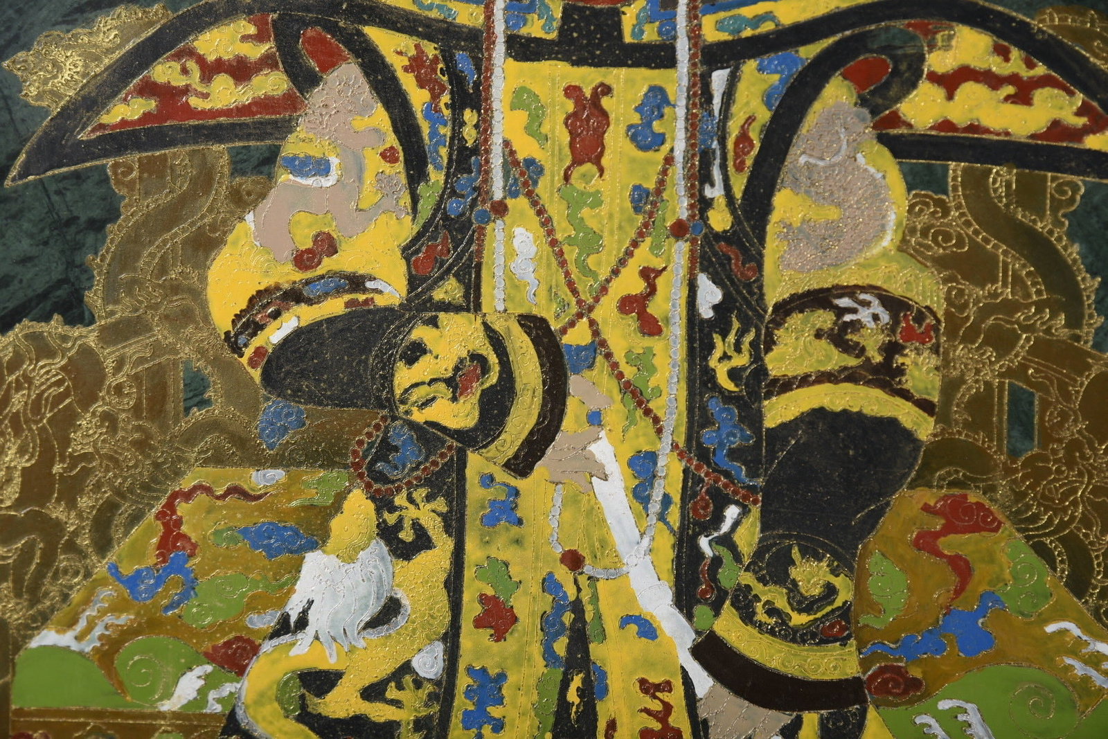 An Exquisite Wooden Figure Pattern Hanging Panel - 4