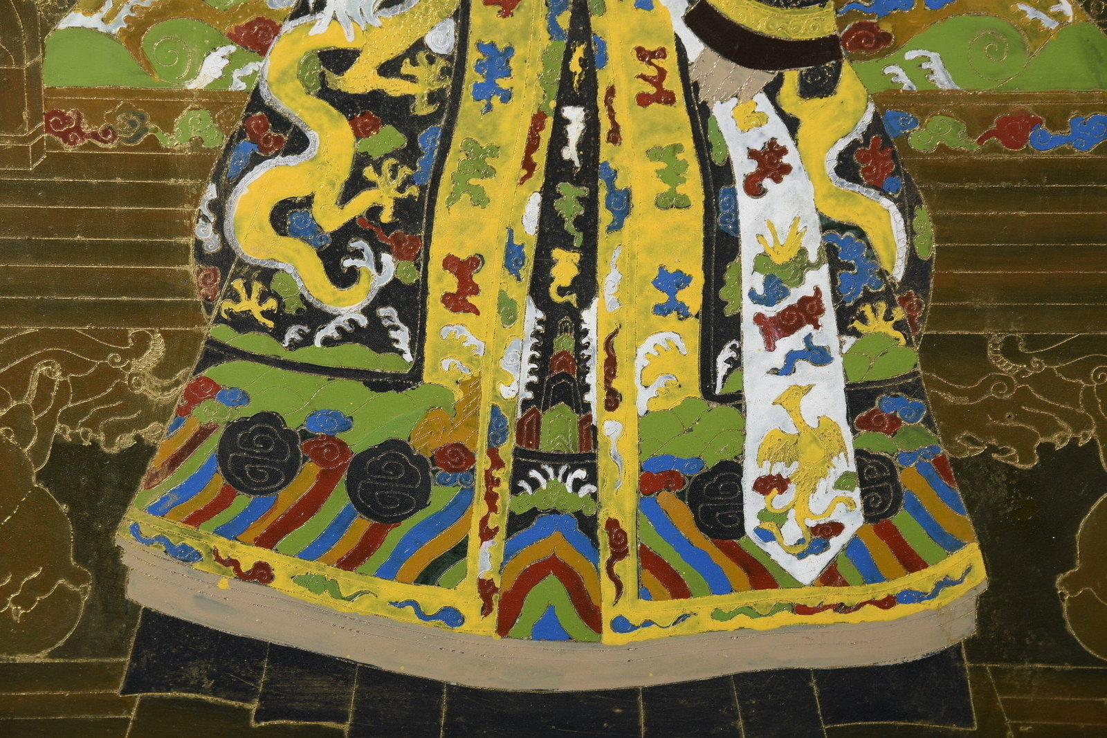 An Exquisite Wooden Figure Pattern Hanging Panel - 5