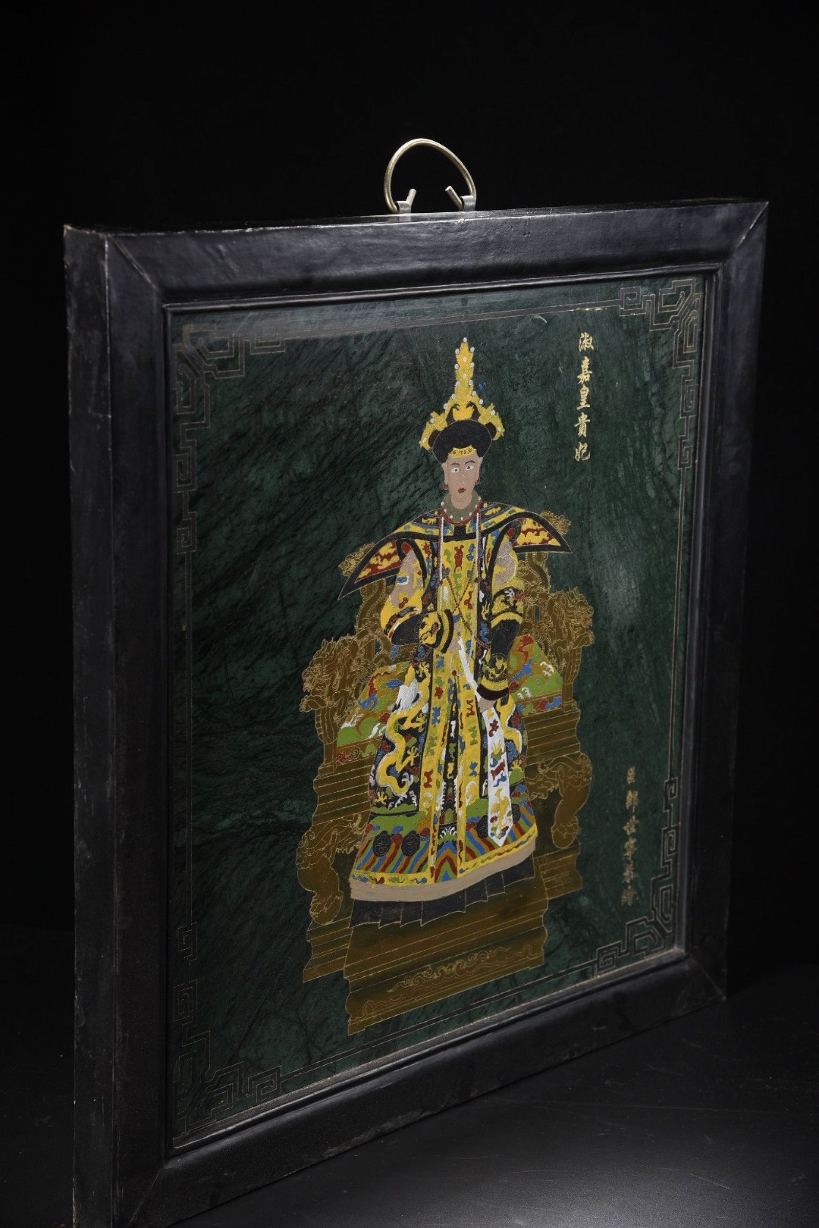 An Exquisite Wooden Figure Pattern Hanging Panel - 8