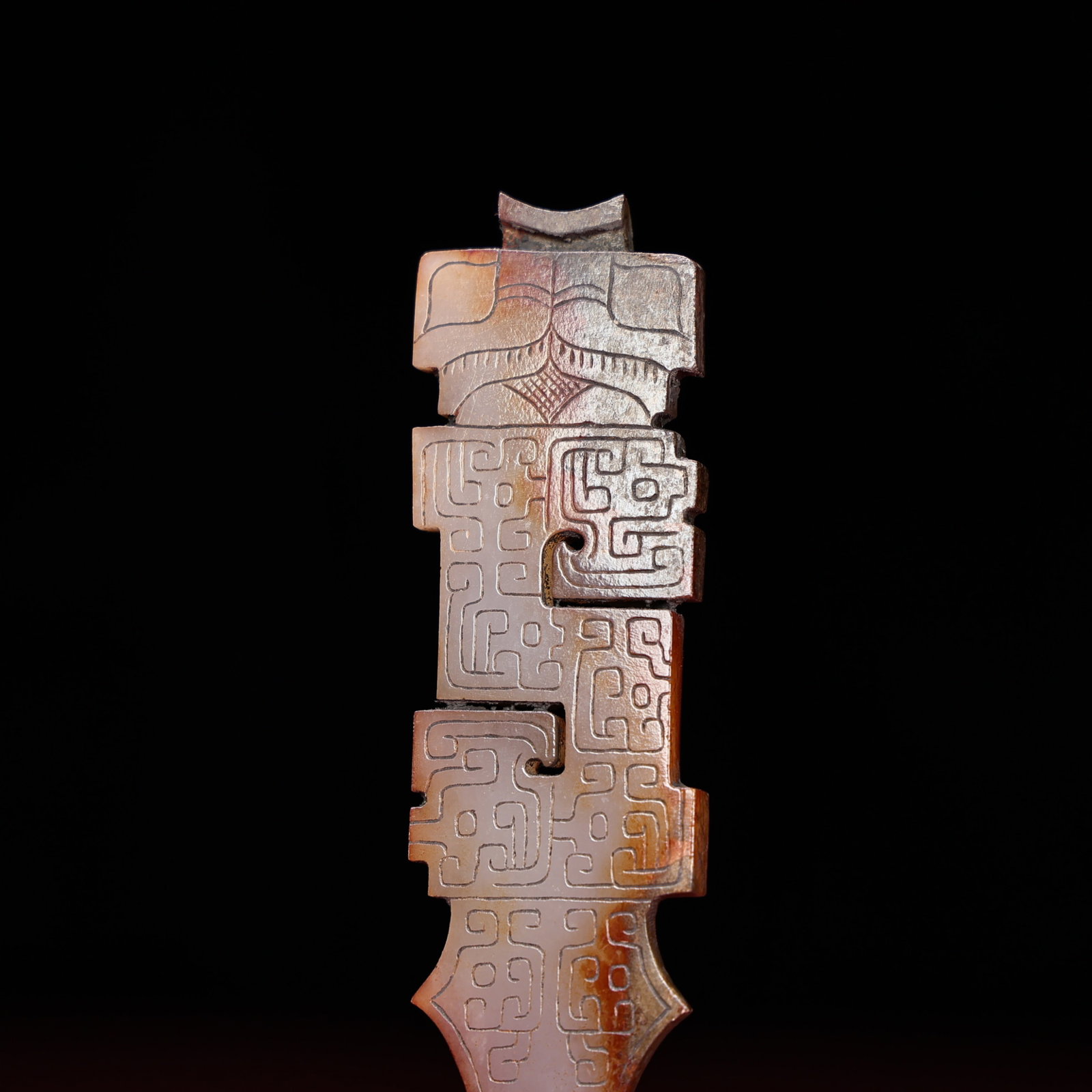 White Jade Dragon Pattern Ornament - 9