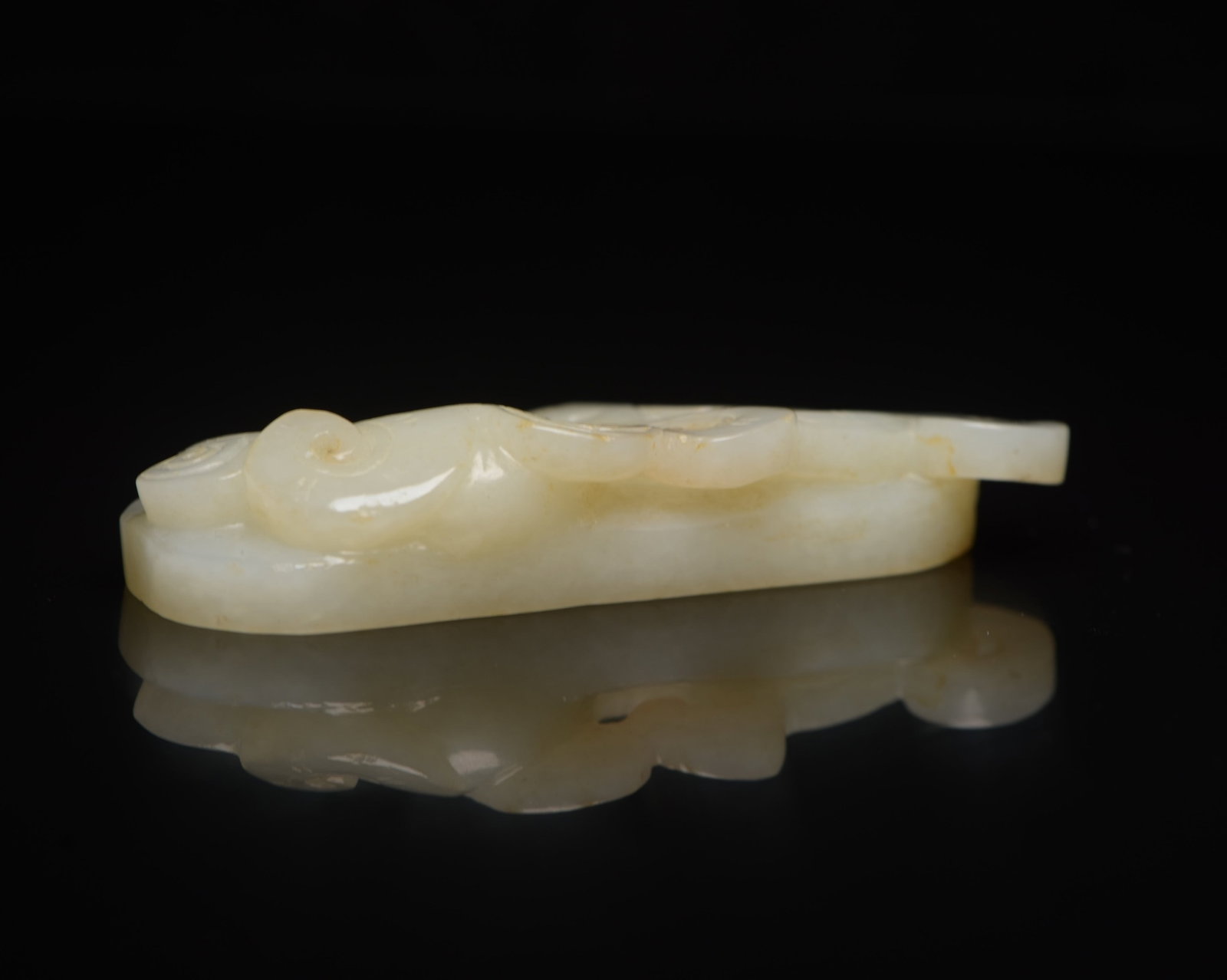 An Exquisite White Jade Phoenix Pattern Pendant - 5