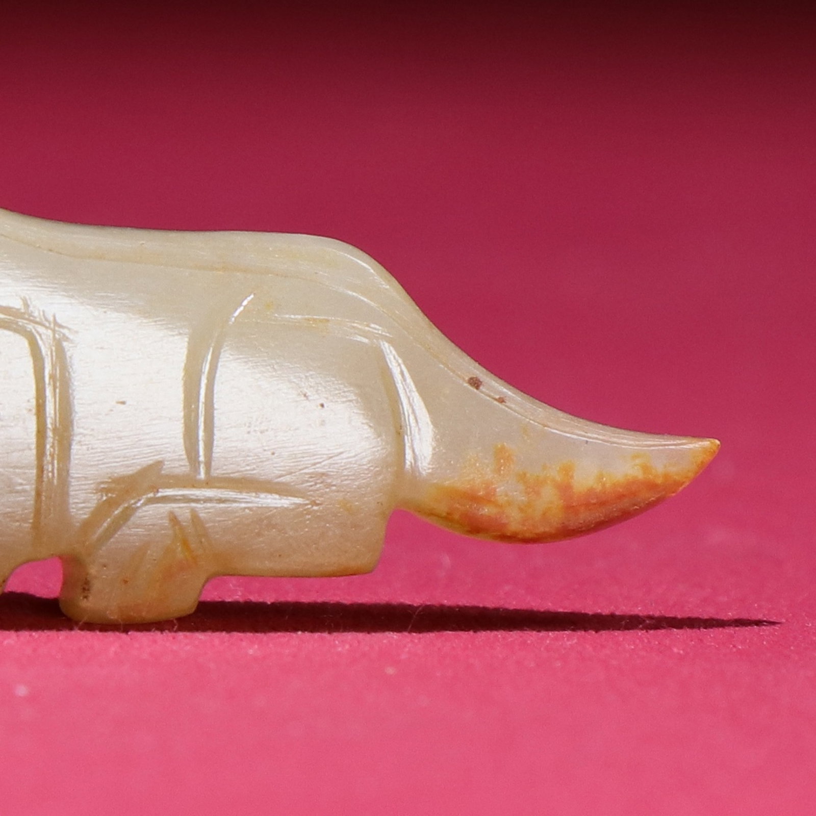White Jade Tiger Pendant - 5