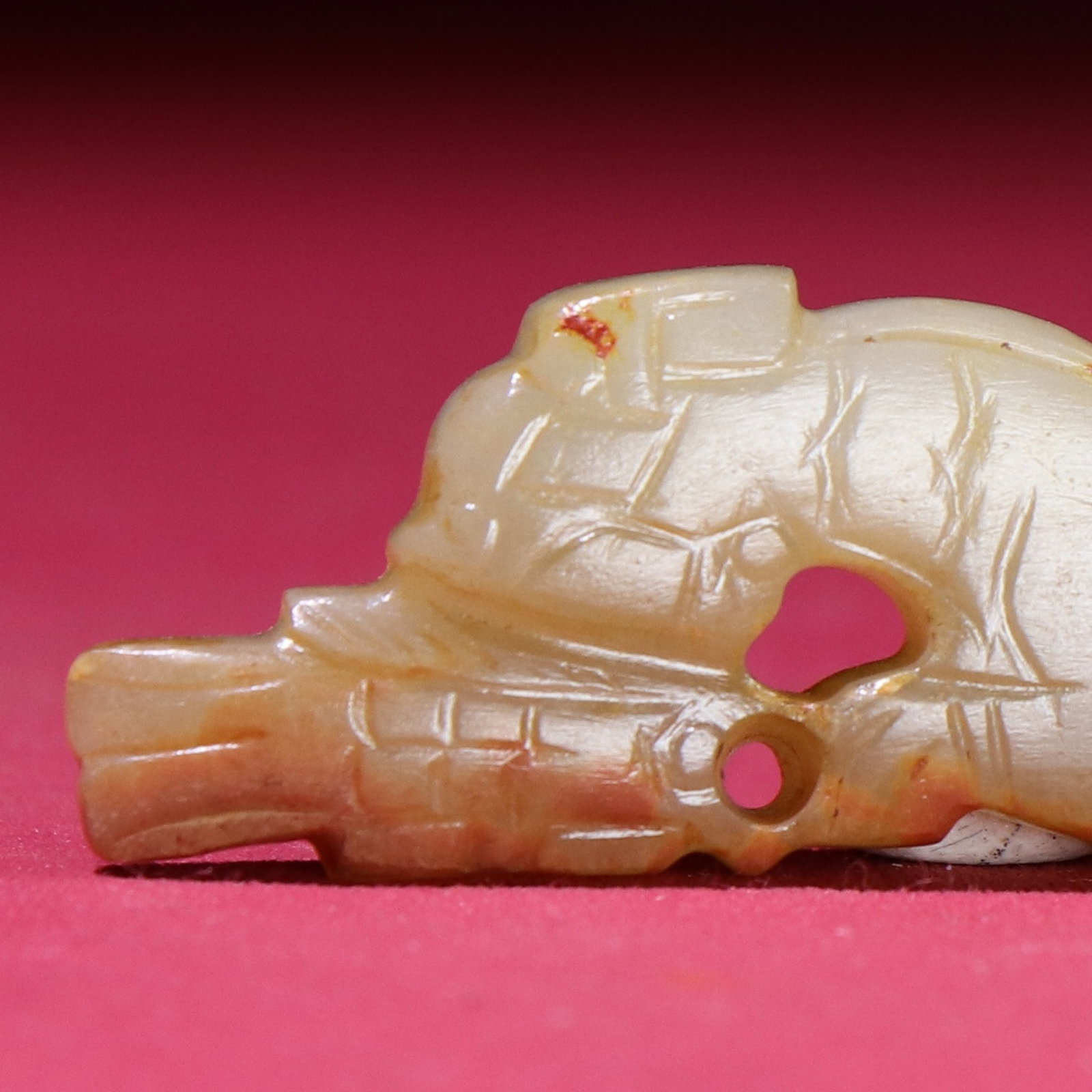 White Jade Tiger Pendant - 6