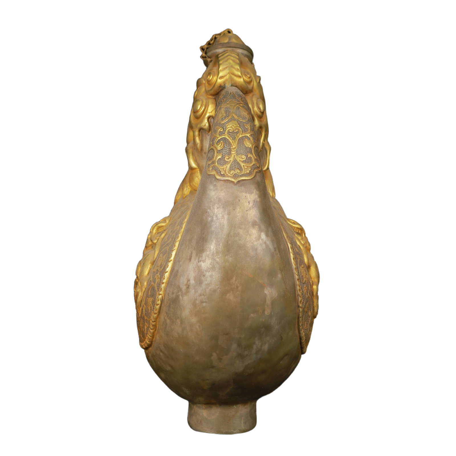 An Exquisite Gilt Silver Auspicious Beast Pattern Ewer - 5